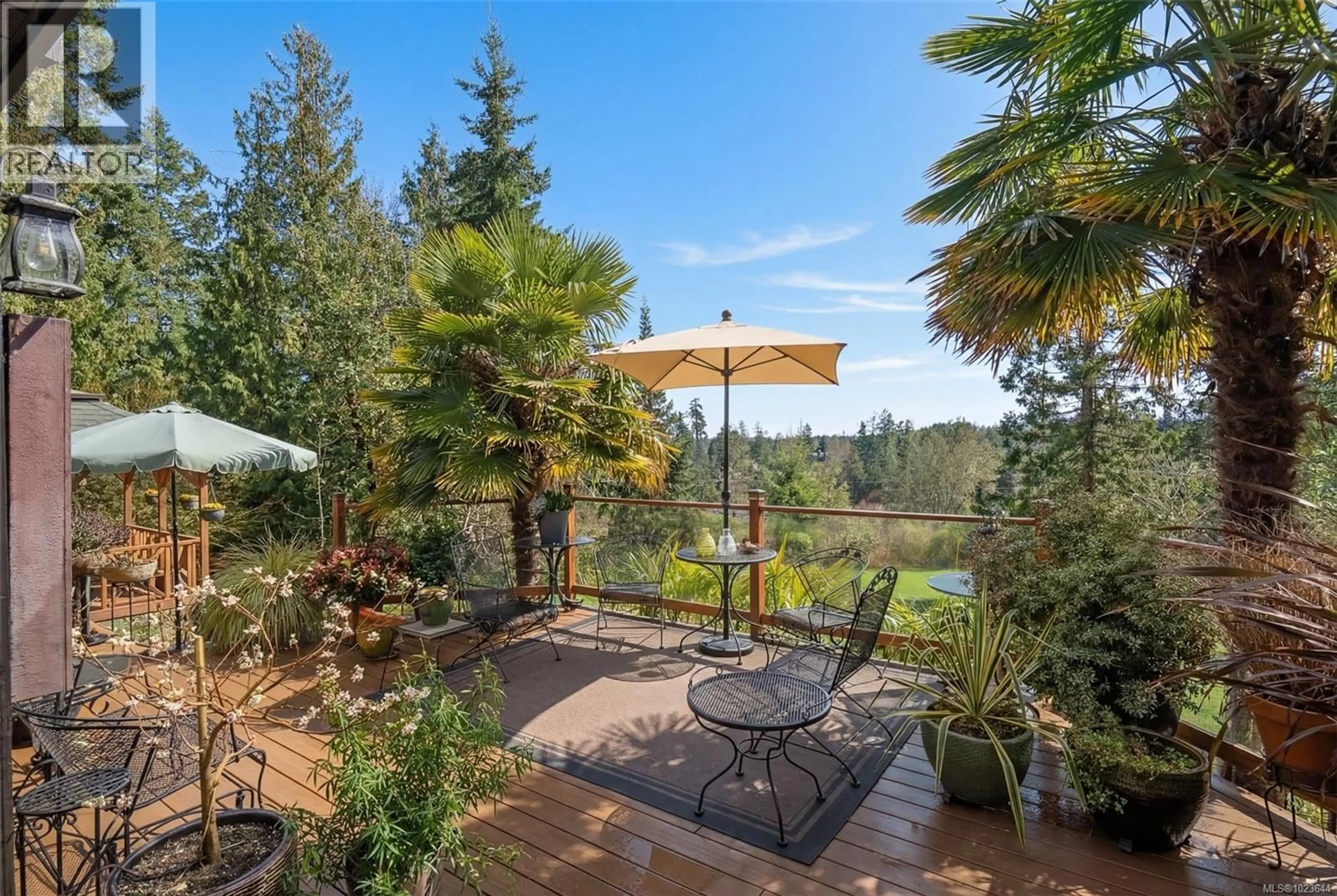 Patio, forest/trees view for 11007 CEDAR LANE, North Saanich British Columbia V8L5R1