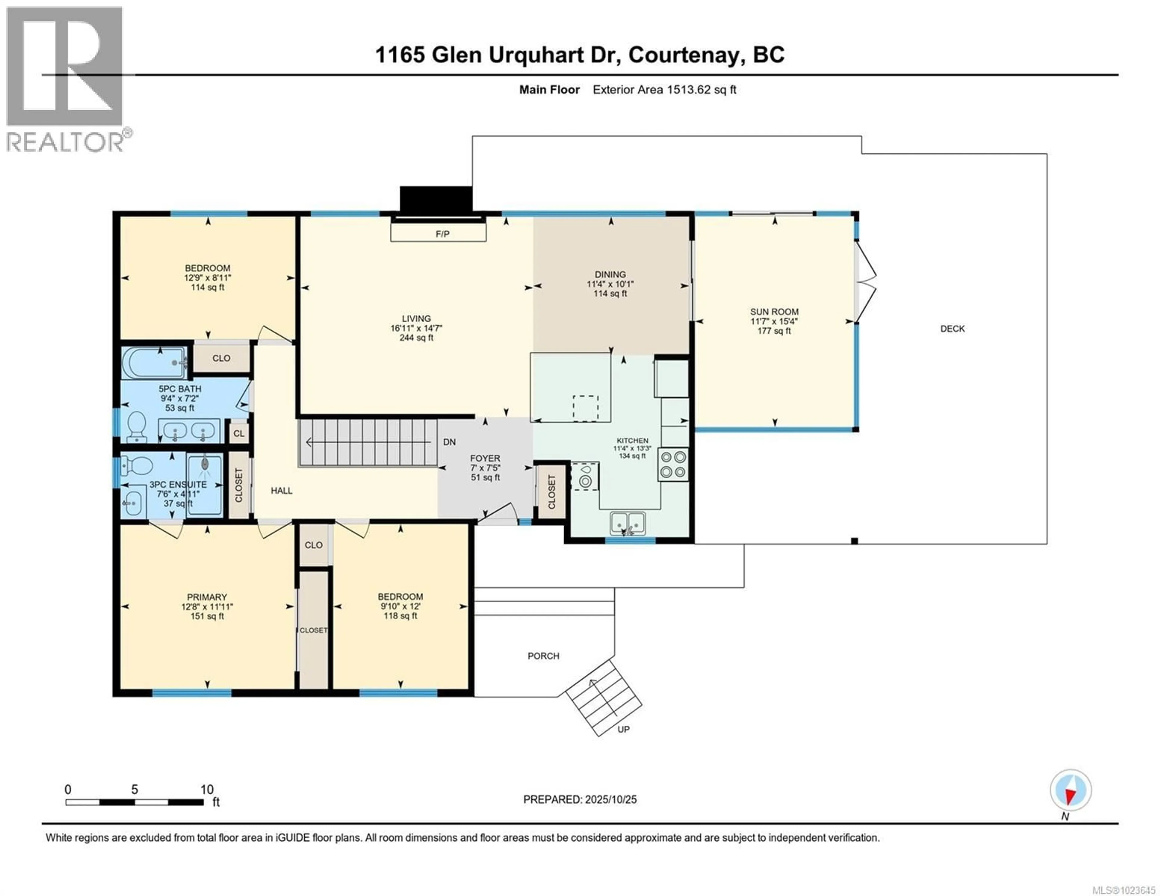 Floor plan for 1165 GLEN URQUHART DRIVE, Courtenay British Columbia V9N3Y3