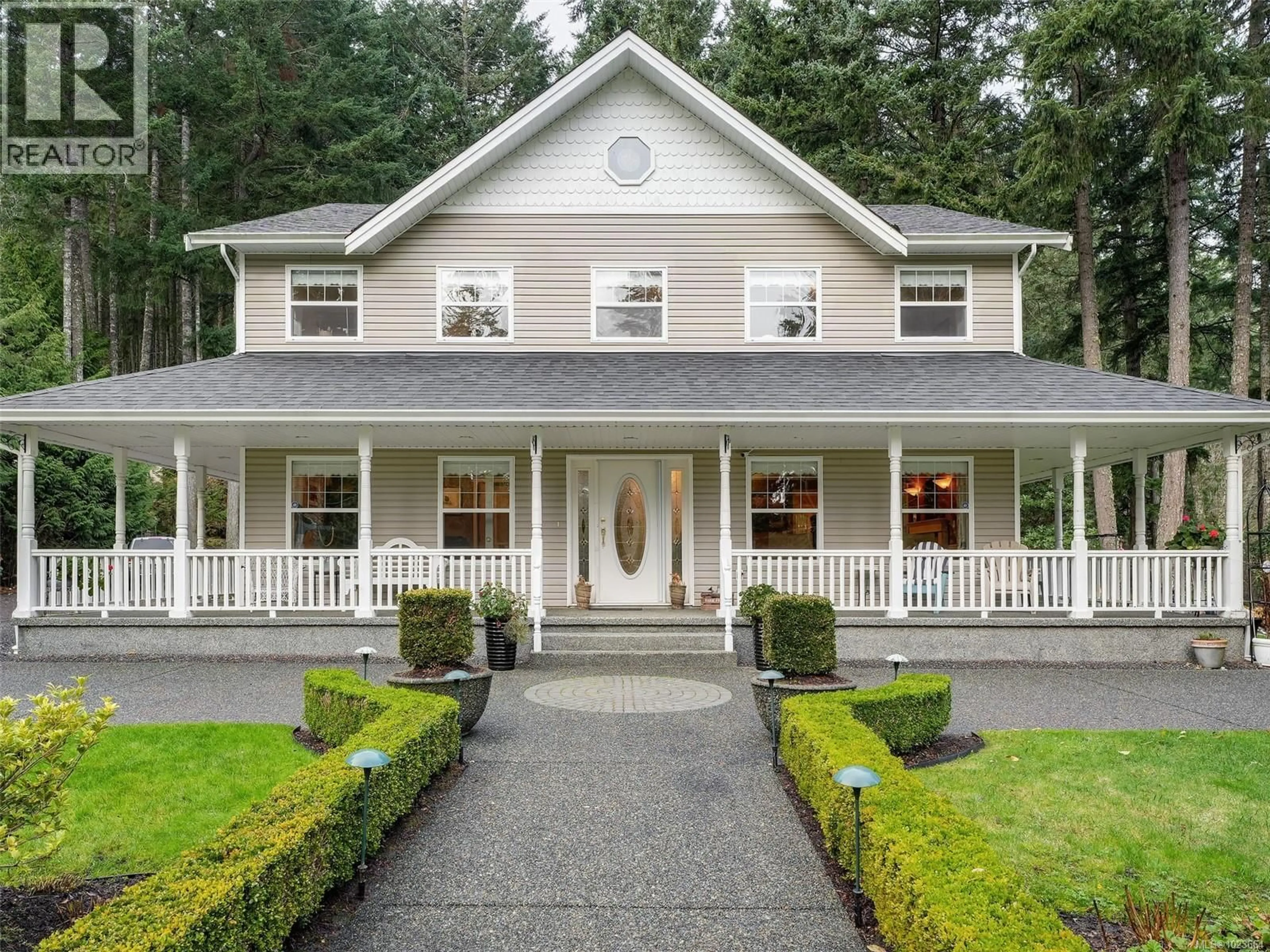 Home with vinyl exterior material, street for 3950 HIBBERT LANE, Metchosin British Columbia V9C4H4