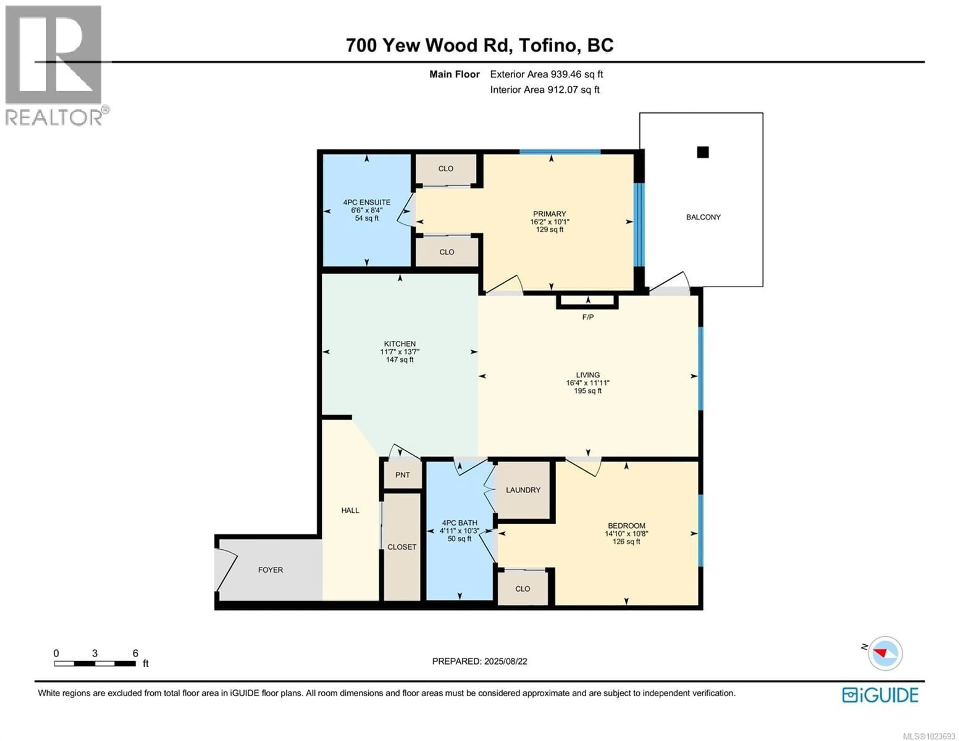 Floor plan for 302 - 700 YEW WOOD ROAD, Tofino British Columbia V0R2Z0
