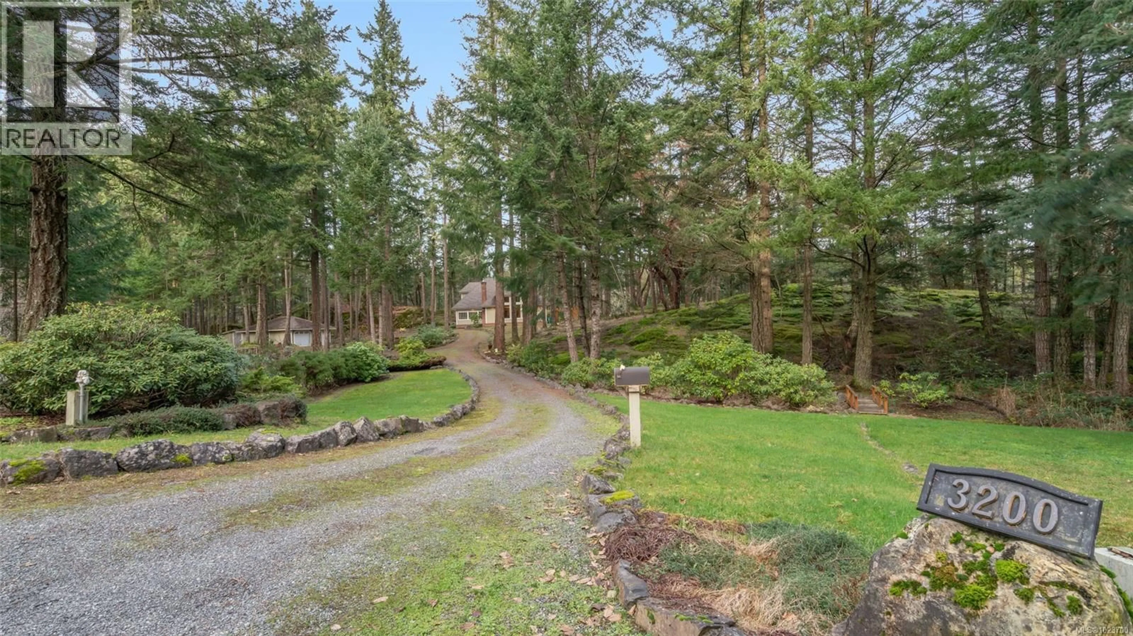 A pic from outside/outdoor area/front of a property/back of a property/a pic from drone, forest/trees view for 3200 POPPLETON ROAD, Nanaimo British Columbia V9T4T3