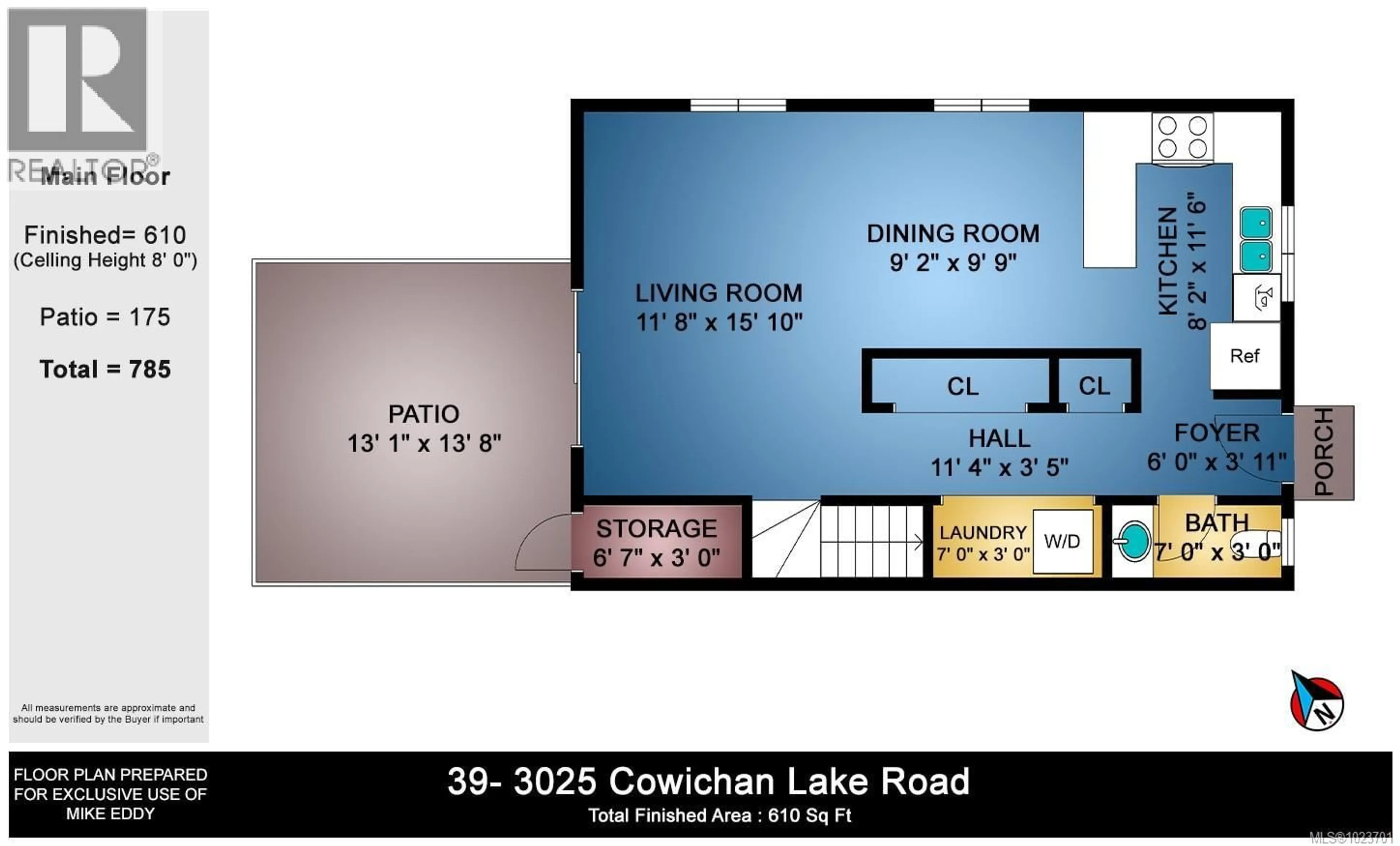 Floor plan for 39 - 3025 COWICHAN LAKE ROAD, Duncan British Columbia V9L4B5