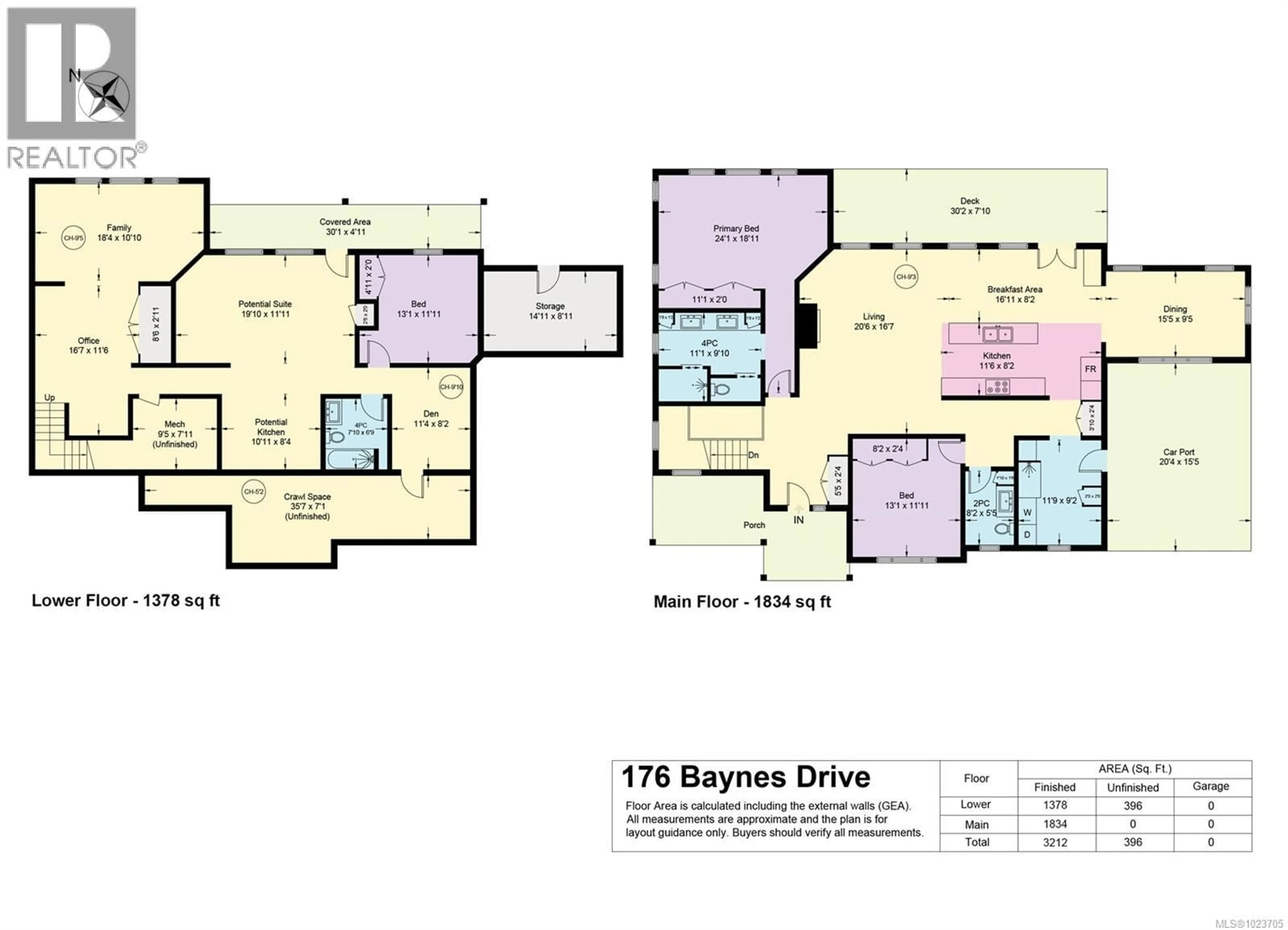Floor plan for 176 BAYNES DRIVE, Fanny Bay British Columbia V0R1W0
