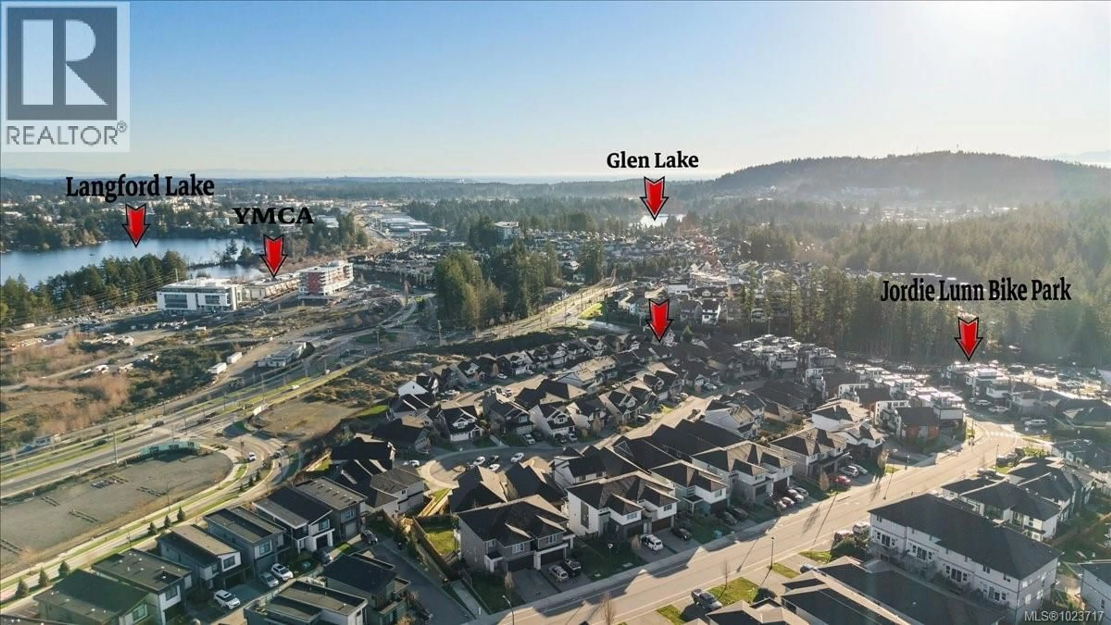 A pic from outside/outdoor area/front of a property/back of a property/a pic from drone, unknown for 1219 DREAMCATCHER PLACE, Langford British Columbia V9B0T6