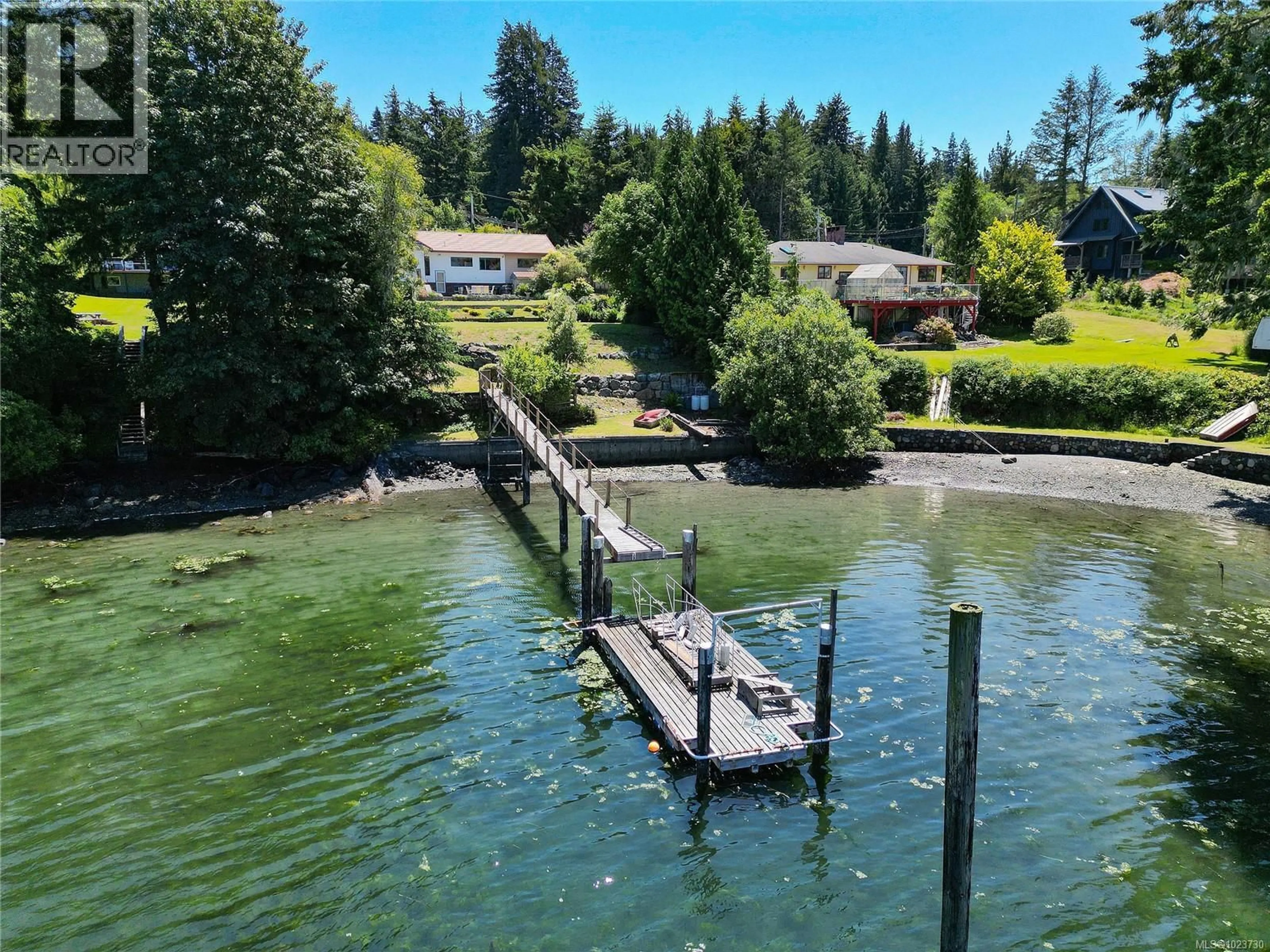 A pic from outside/outdoor area/front of a property/back of a property/a pic from drone, water/lake/river/ocean view for 6528 THORNETT ROAD, Sooke British Columbia V9Z1A5