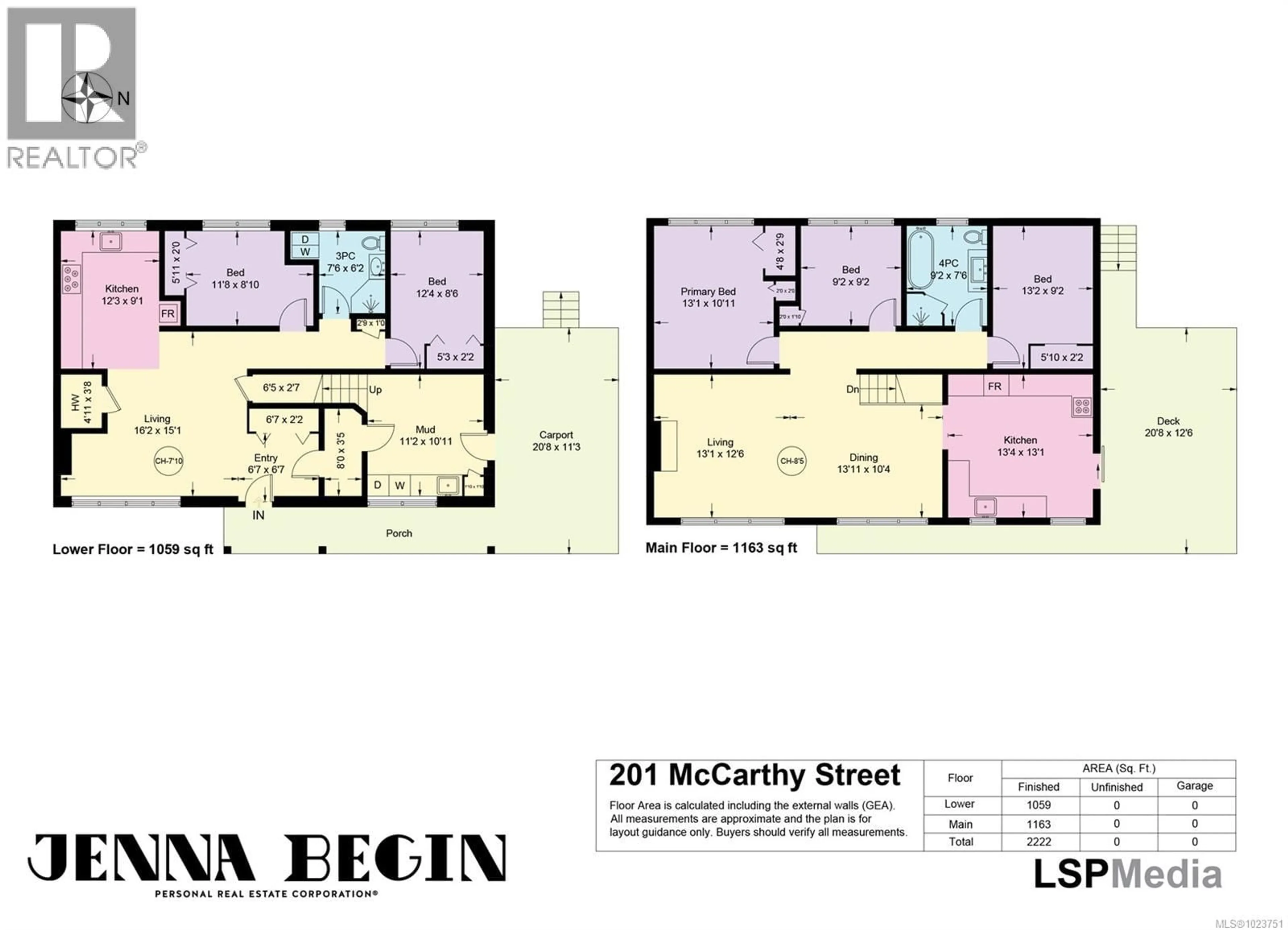 Floor plan for 201 MCCARTHY STREET, Campbell River British Columbia V9W2R4