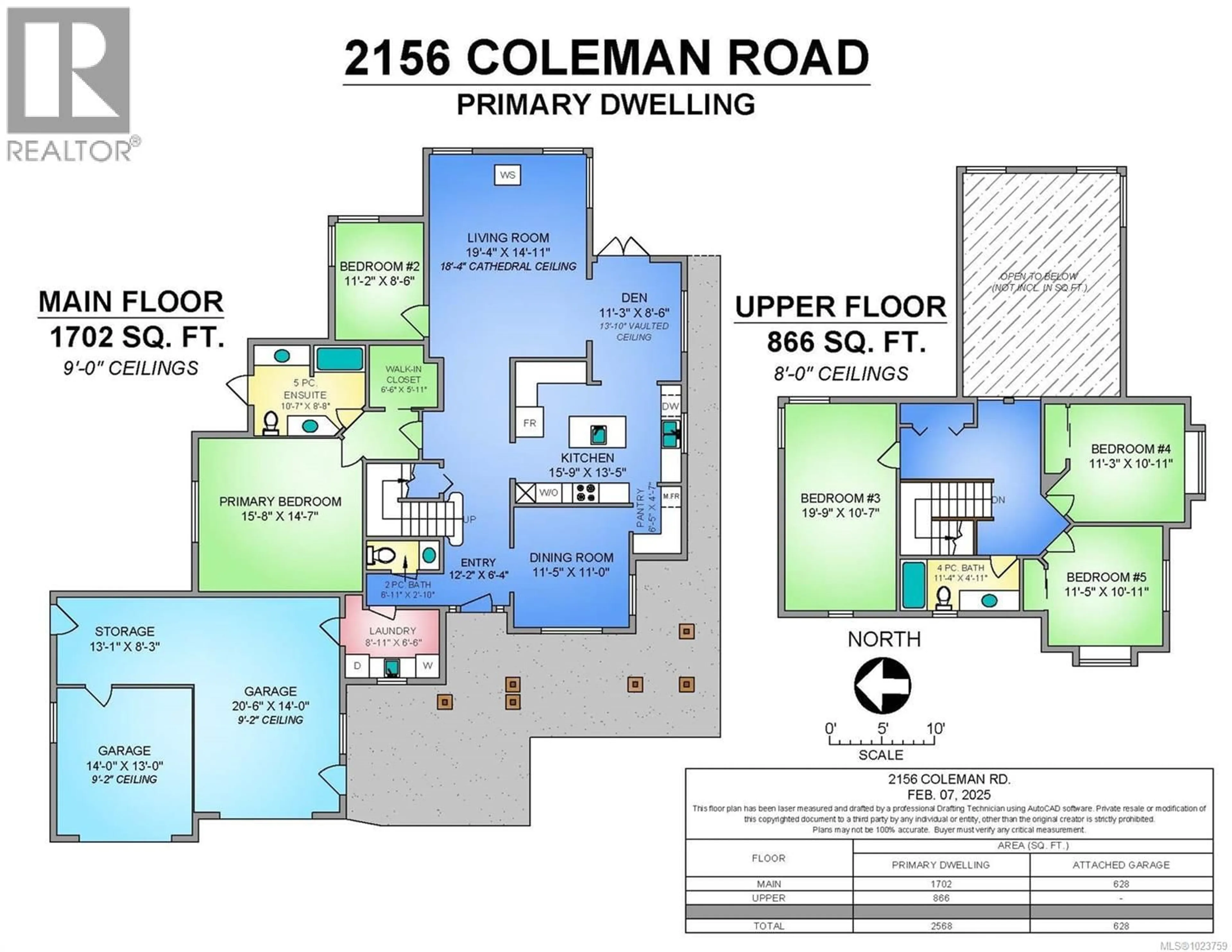 Floor plan for 2156 COLEMAN ROAD, Courtenay British Columbia V9J1P2