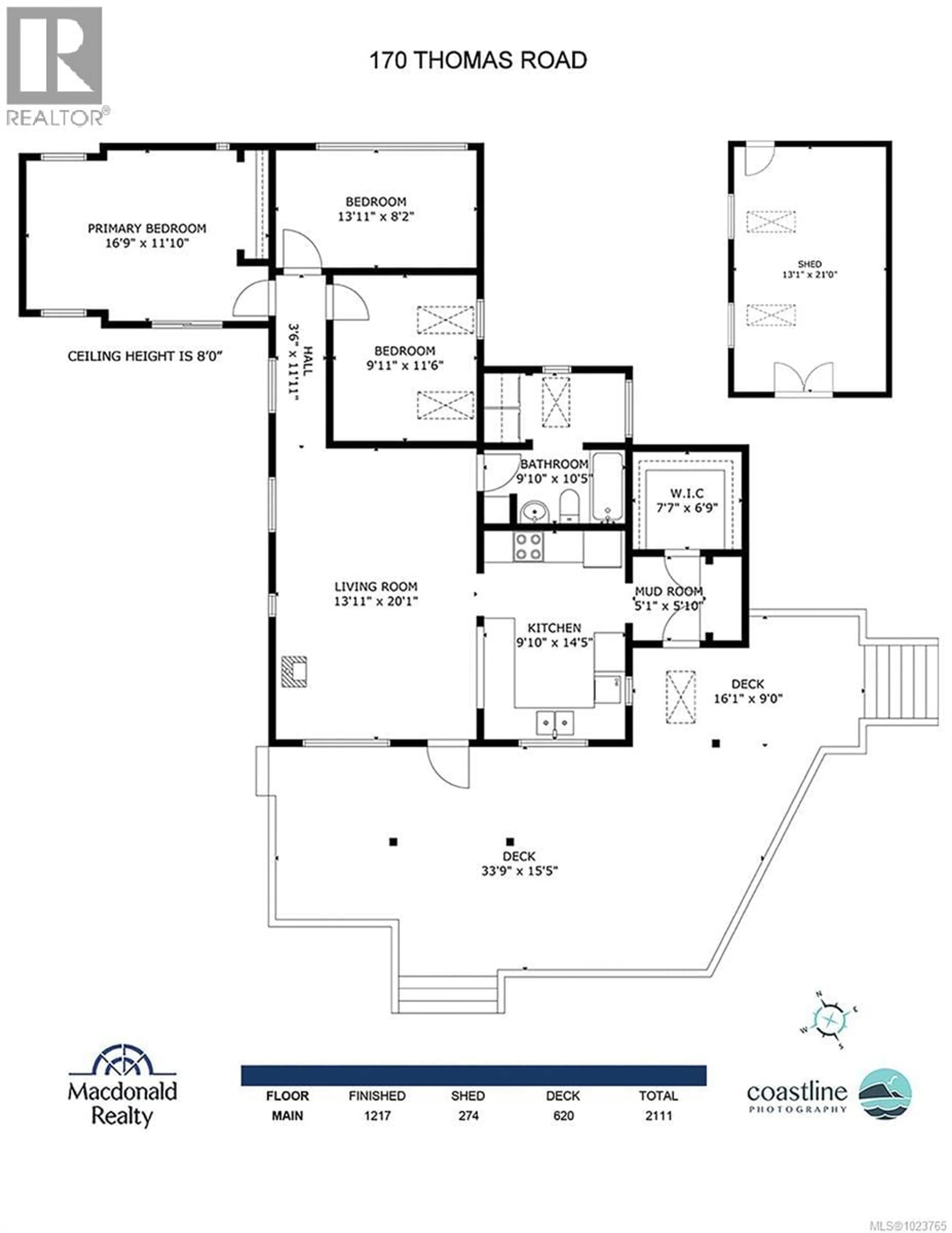Floor plan for 170 THOMAS ROAD, Salt Spring British Columbia V8K1R2
