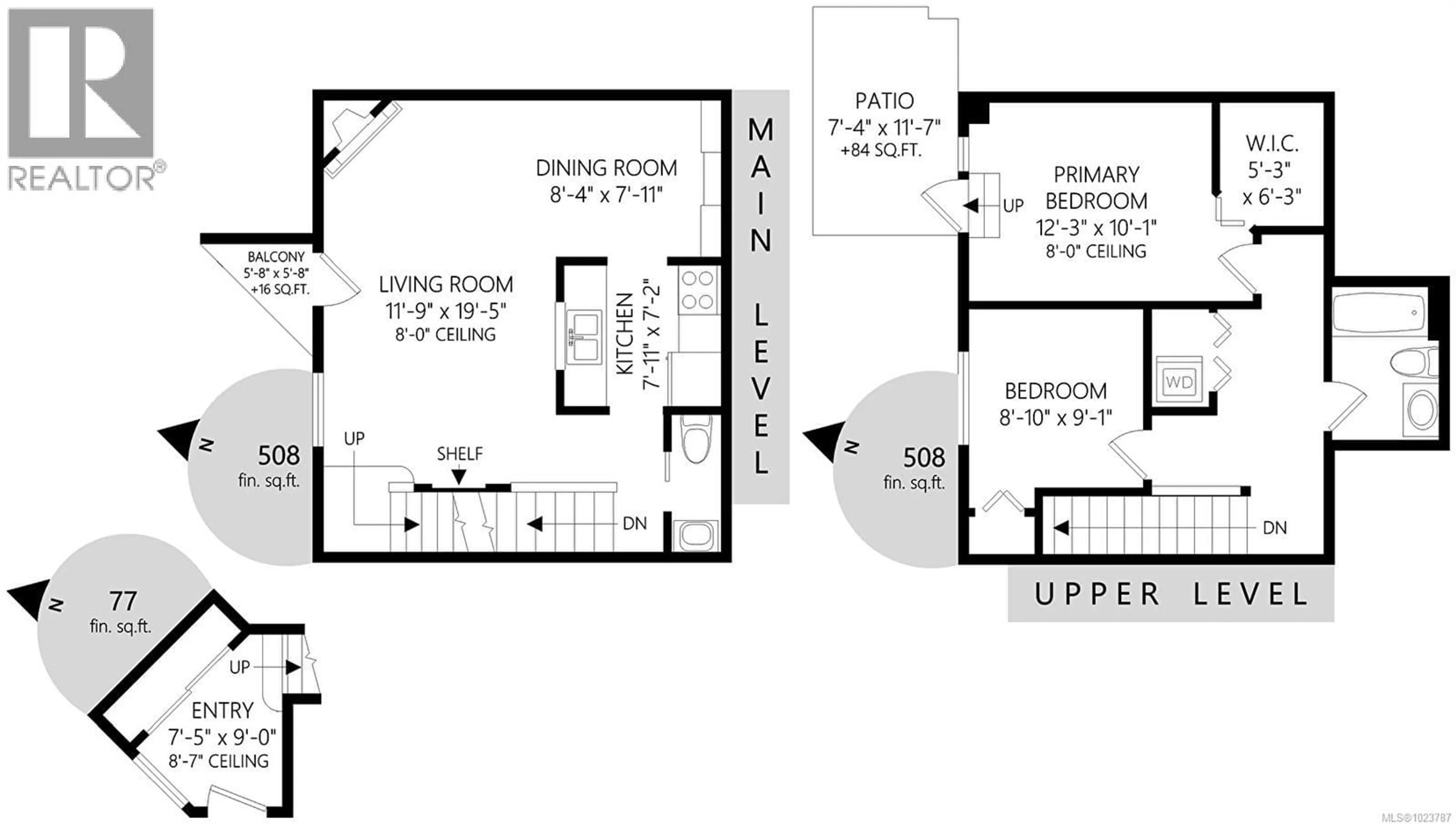 Floor plan for 10 - 930 NORTH PARK STREET, Victoria British Columbia V8T1C6