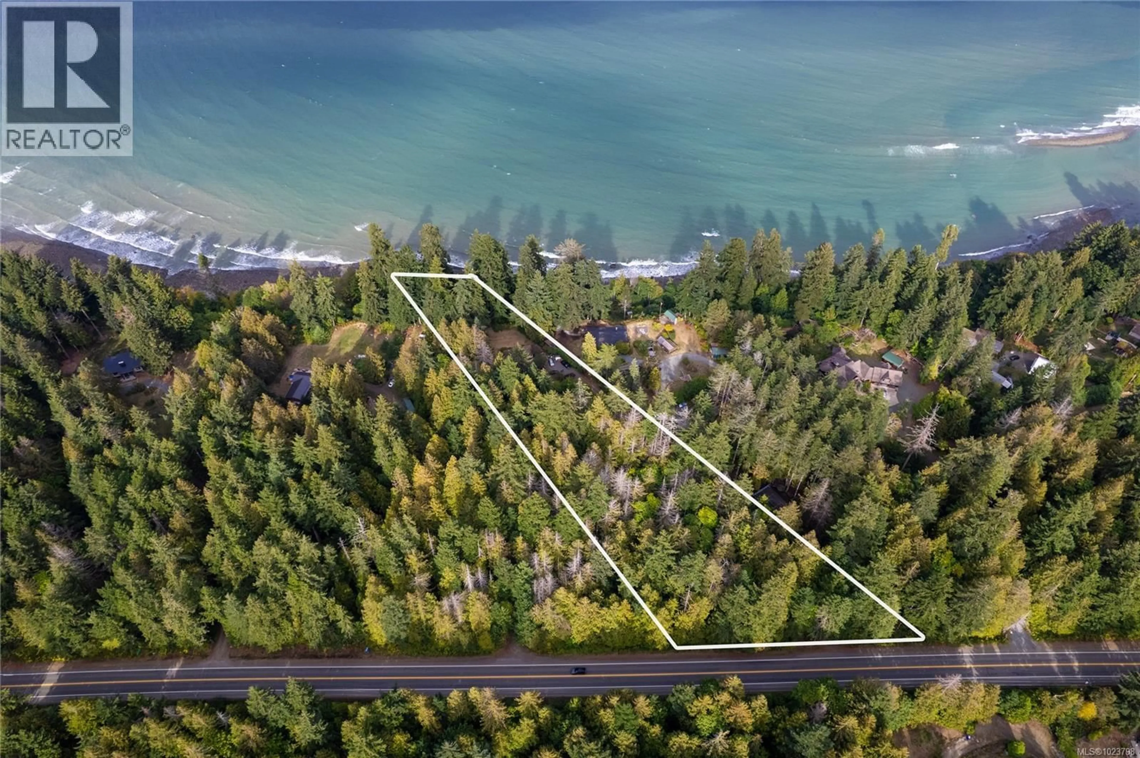 A pic from outside/outdoor area/front of a property/back of a property/a pic from drone, water/lake/river/ocean view for 5171 ISLAND HIGHWAY WEST, Qualicum Beach British Columbia V9K1Z1