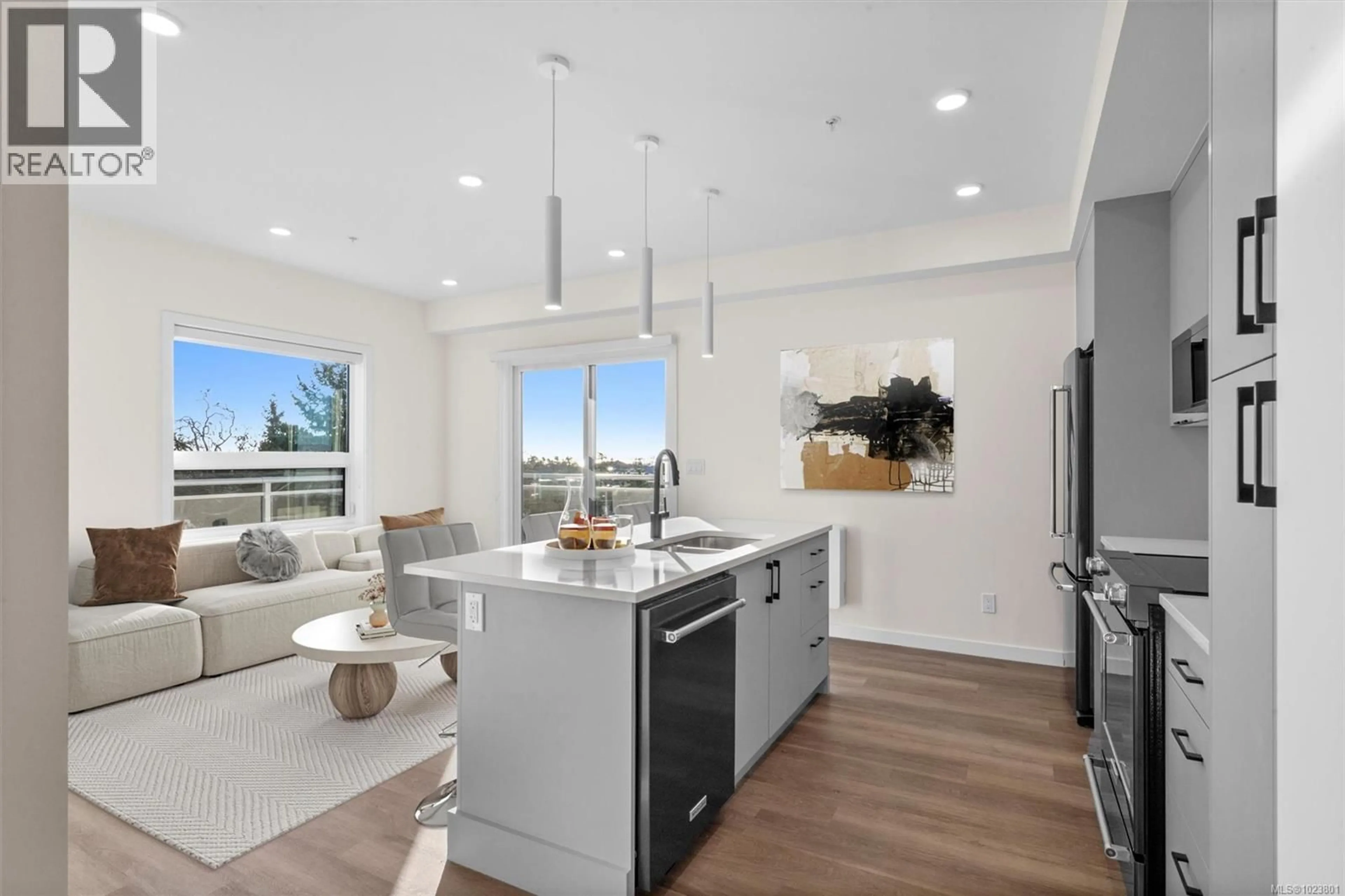 Open concept kitchen, unknown for A410 - 1102 ESQUIMALT ROAD, Esquimalt British Columbia V9A0L3