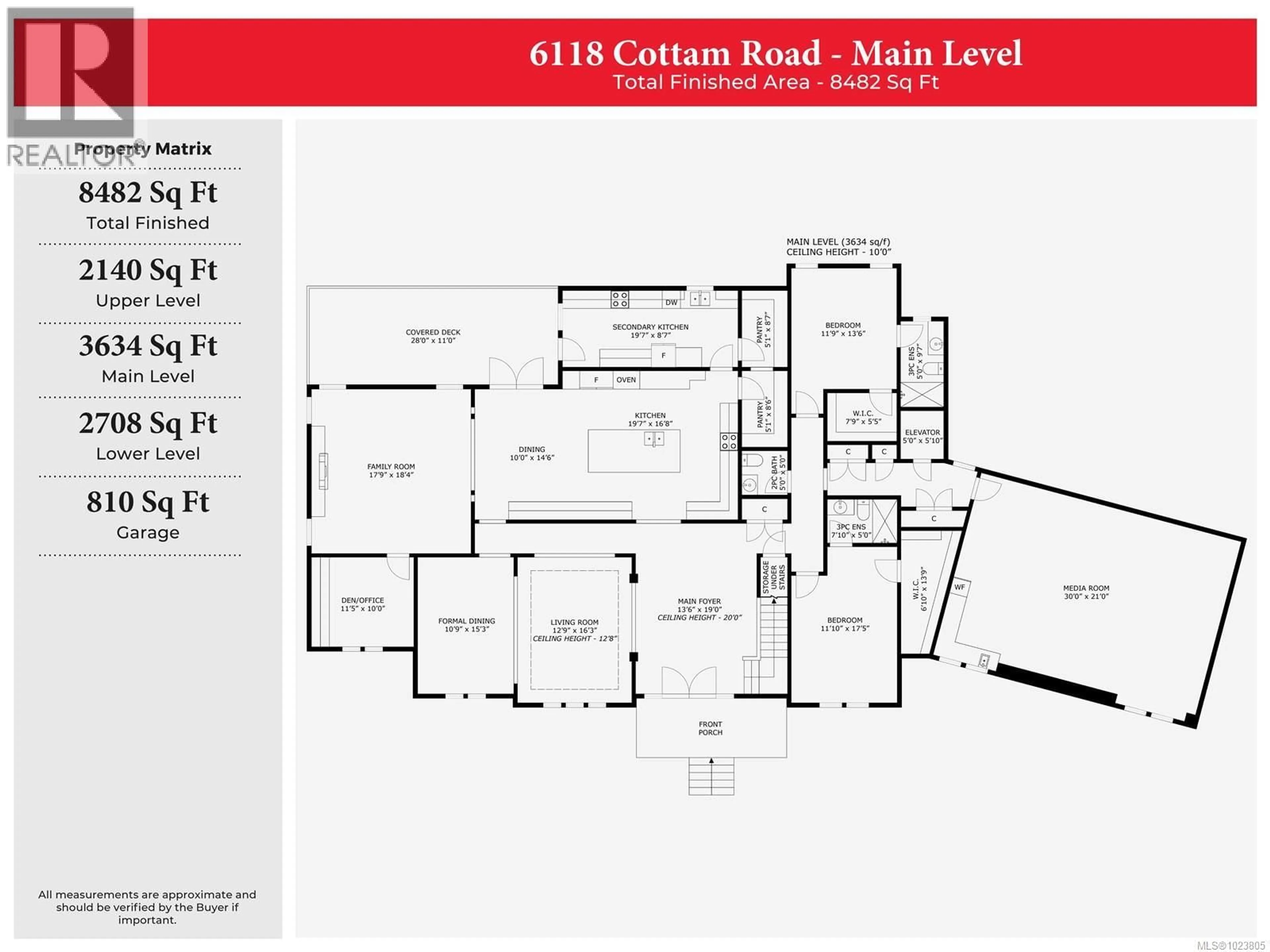 Floor plan for 6118 COTTAM ROAD, Port Alberni British Columbia V9Y8R9