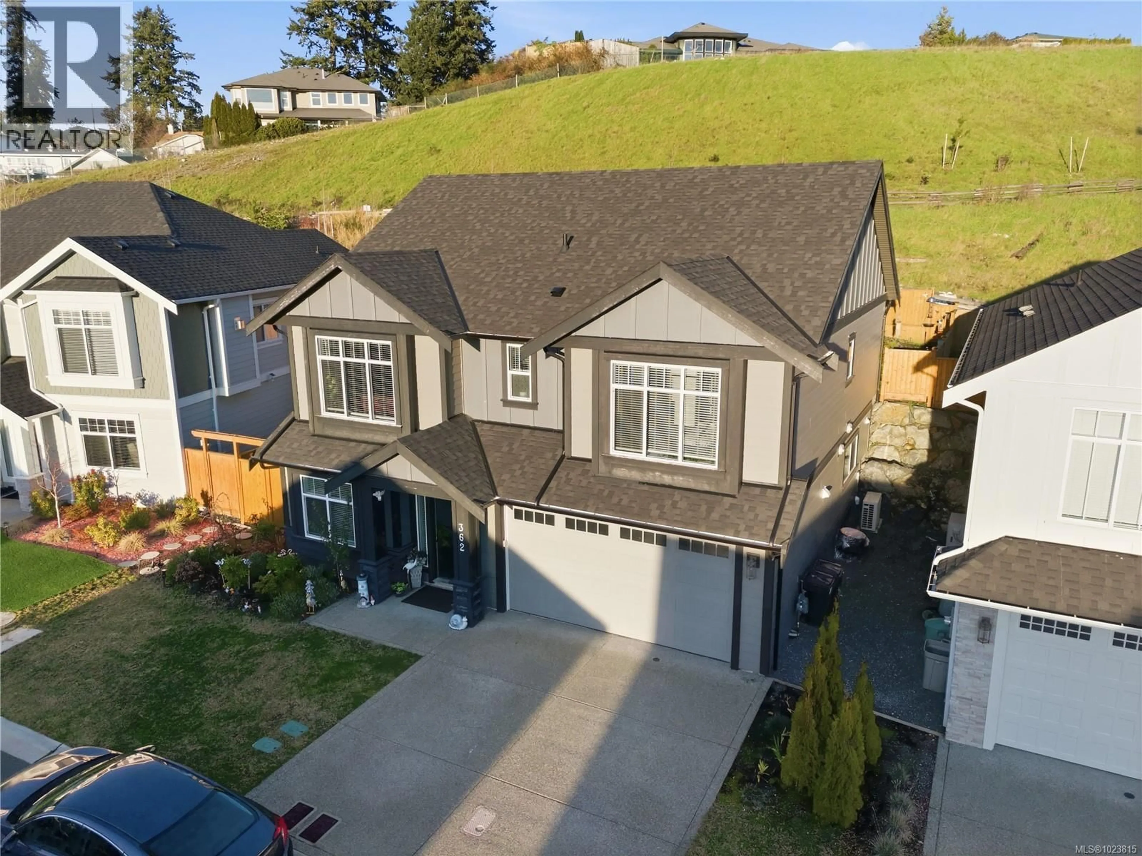 A pic from outside/outdoor area/front of a property/back of a property/a pic from drone, street for 362 TIDELINE LANE, Colwood British Columbia V9C0P8