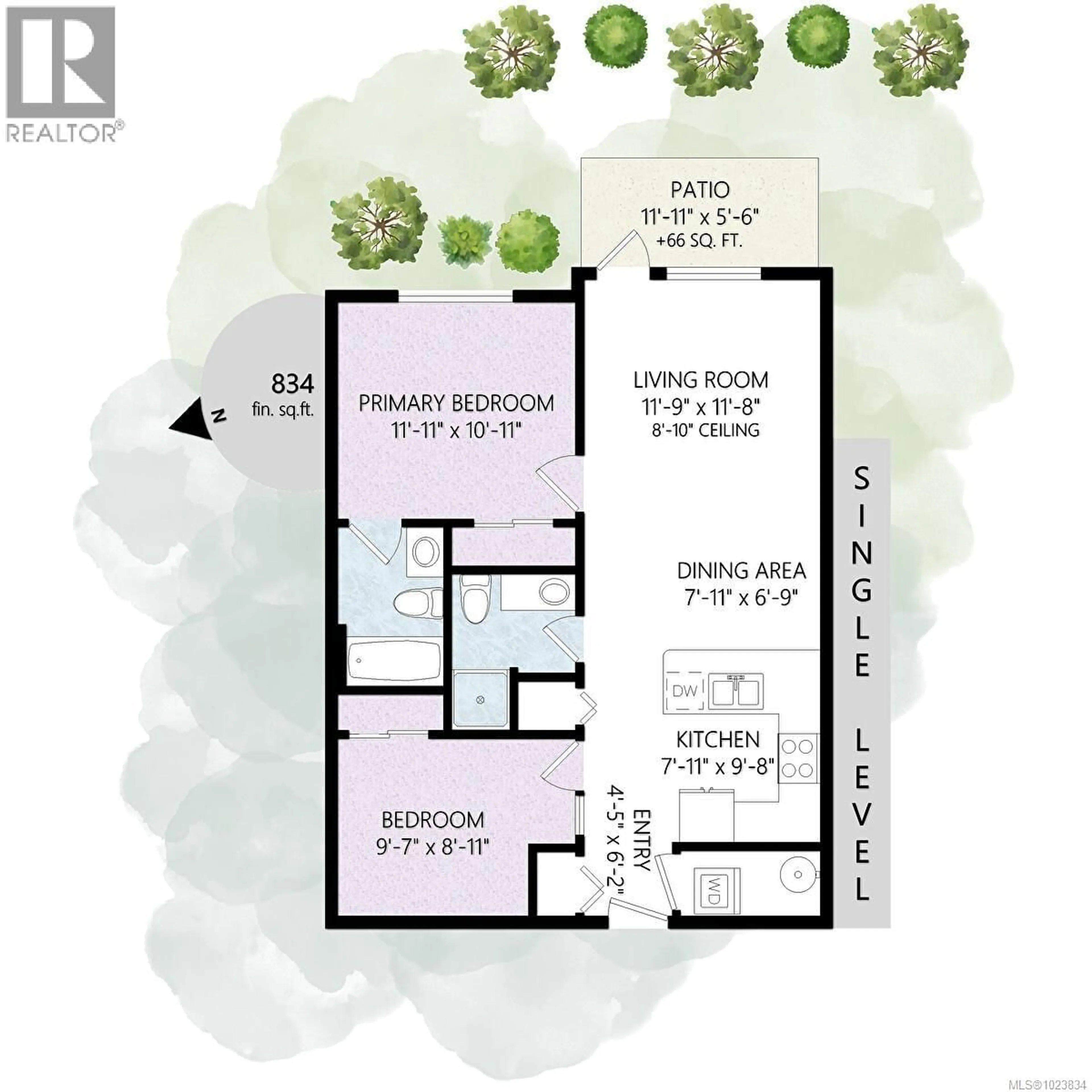 Floor plan for 108 - 938 DUNFORD AVENUE, Langford British Columbia V9B0M2
