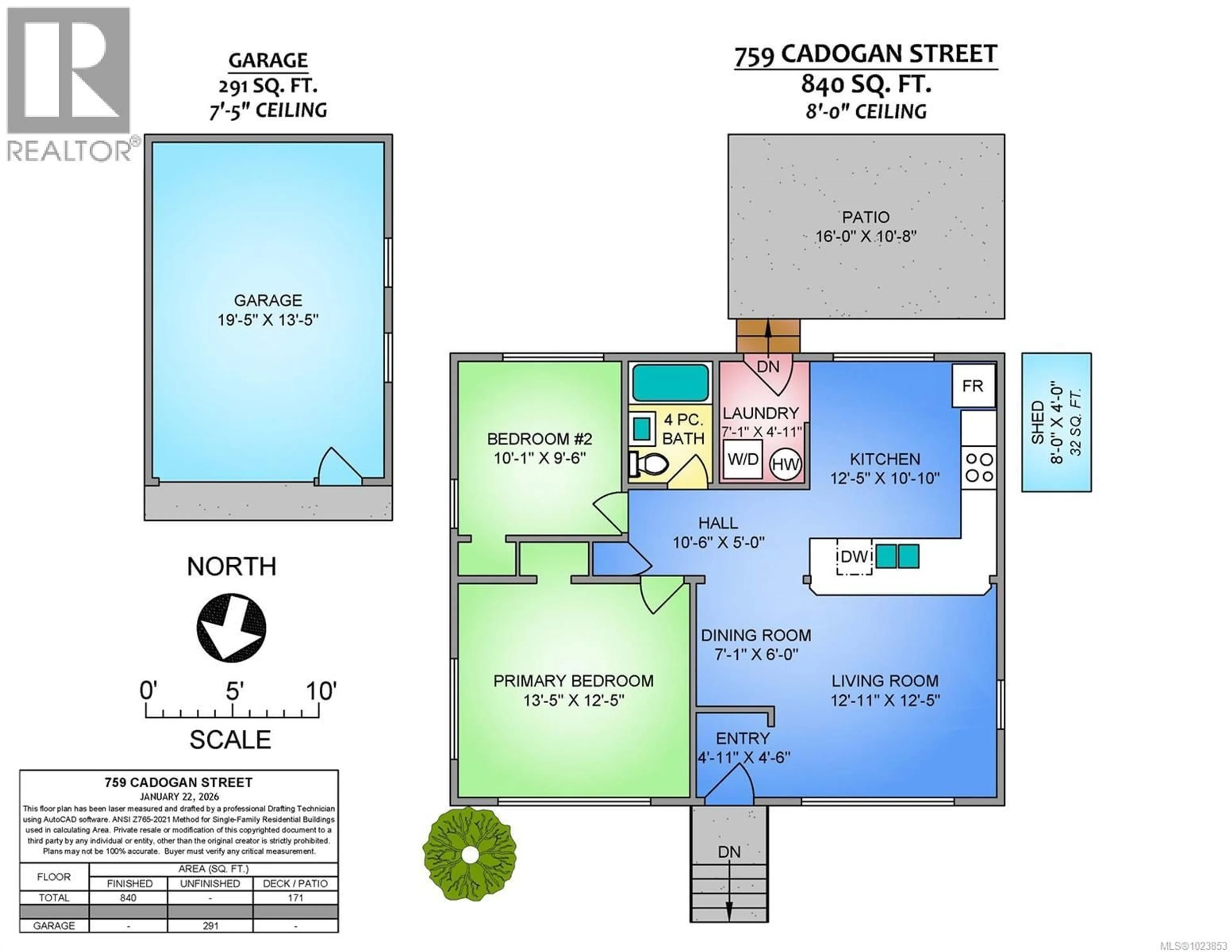 Floor plan for 759 CADOGAN STREET, Nanaimo British Columbia V9S1T9