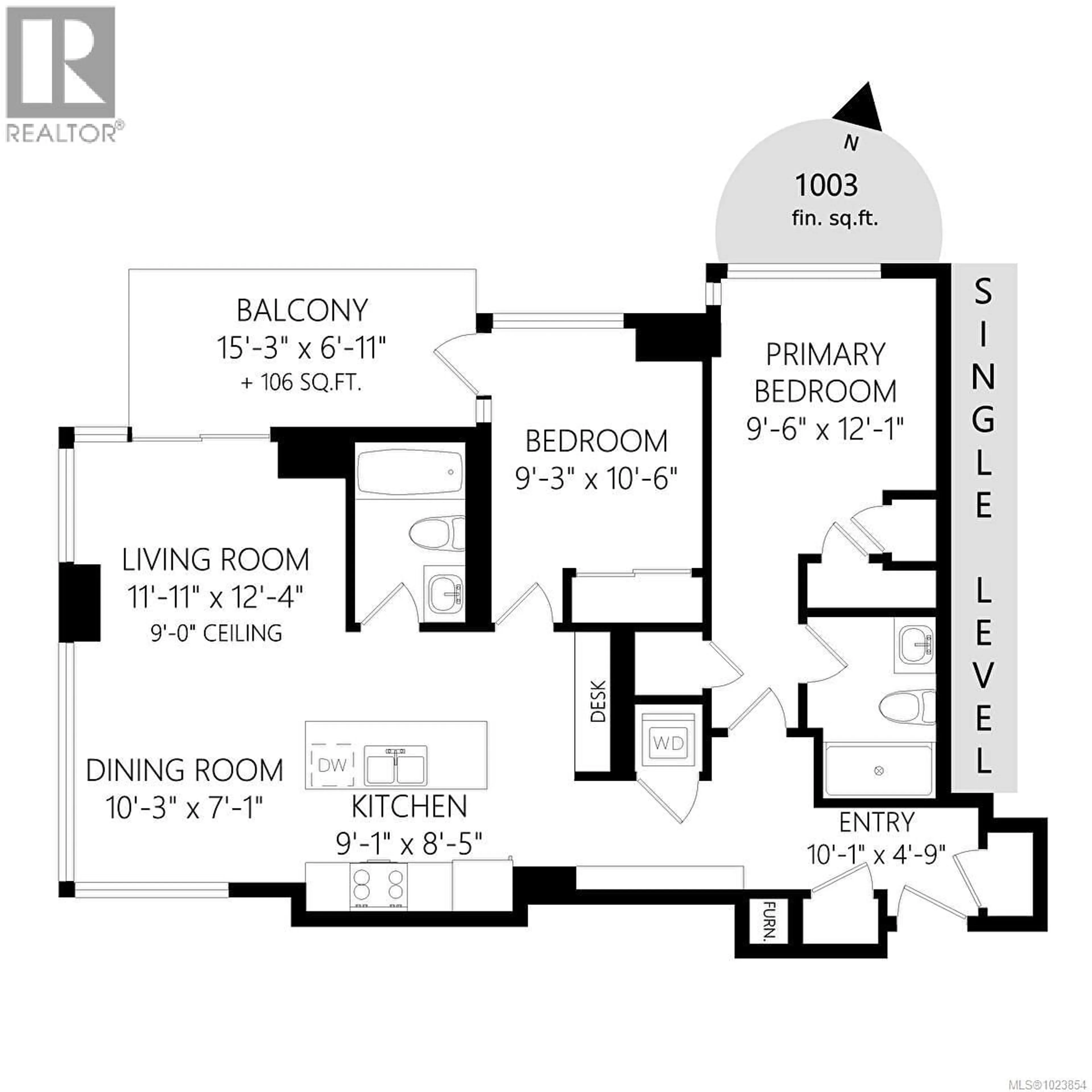 Floor plan for 505 - 60 SAGHALIE ROAD, Victoria British Columbia V9A0H1