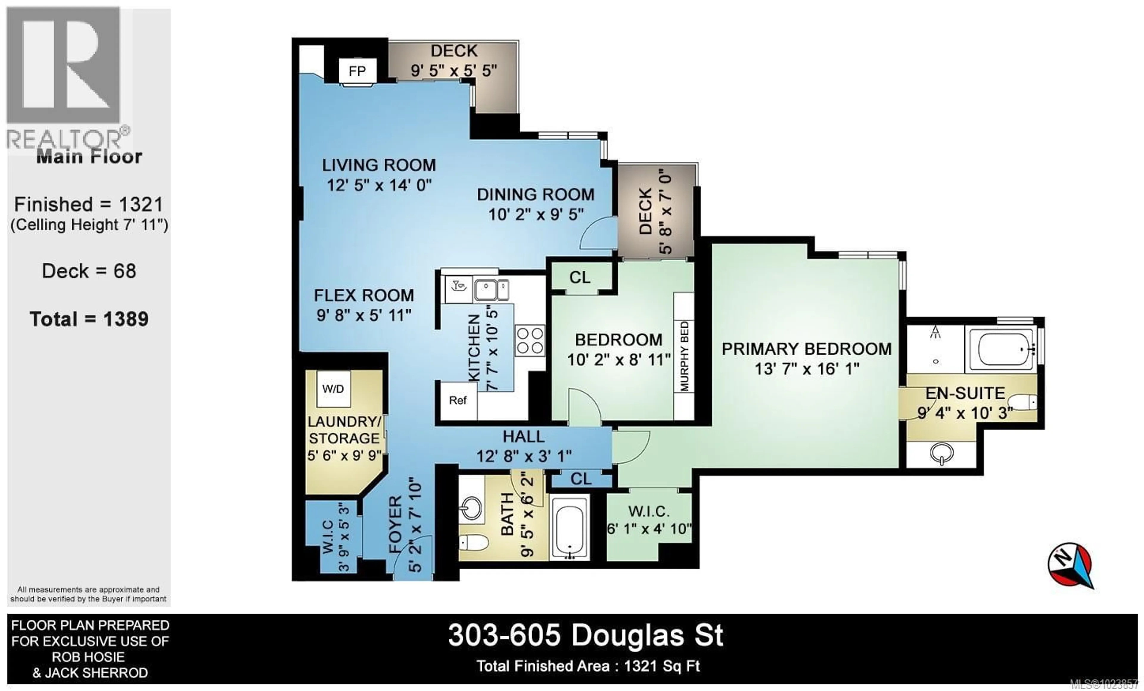 Floor plan for 303 - 605 DOUGLAS STREET, Victoria British Columbia V8V2P9