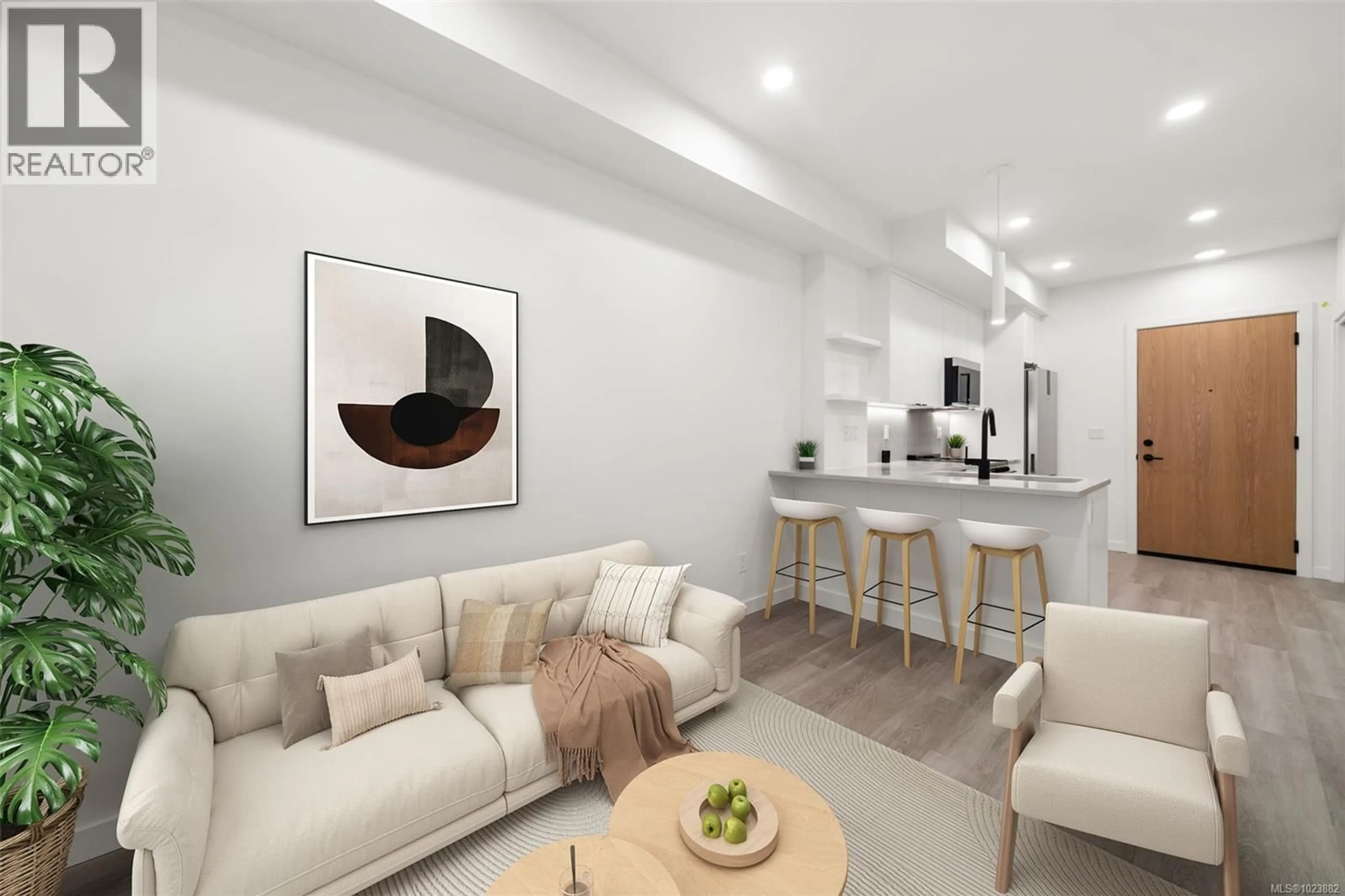 Living room with furniture, unknown for 208 - 610 LAMPSON ROAD, Esquimalt British Columbia V9A0L3