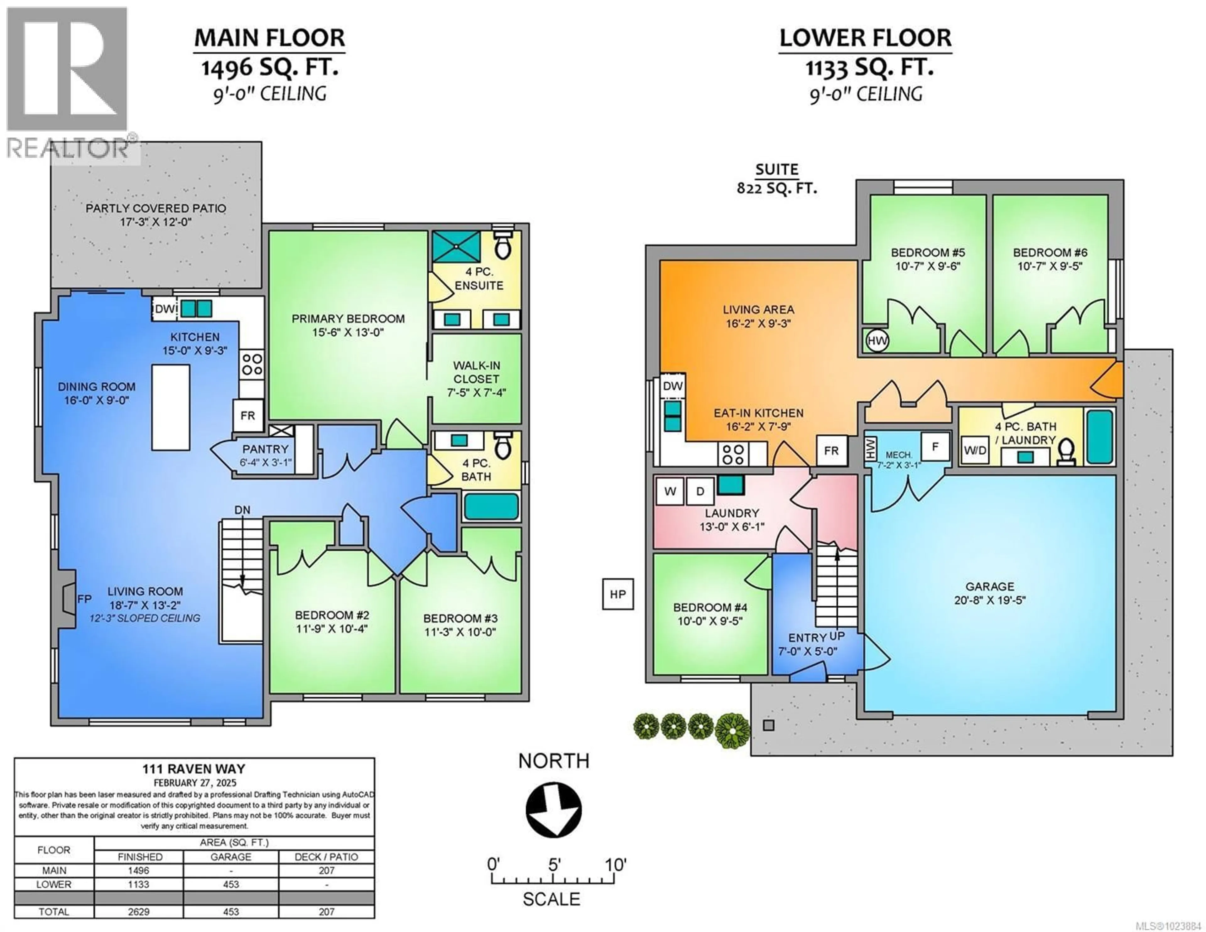 Floor plan for 111 RAVEN WAY, Ladysmith British Columbia V9G0C2