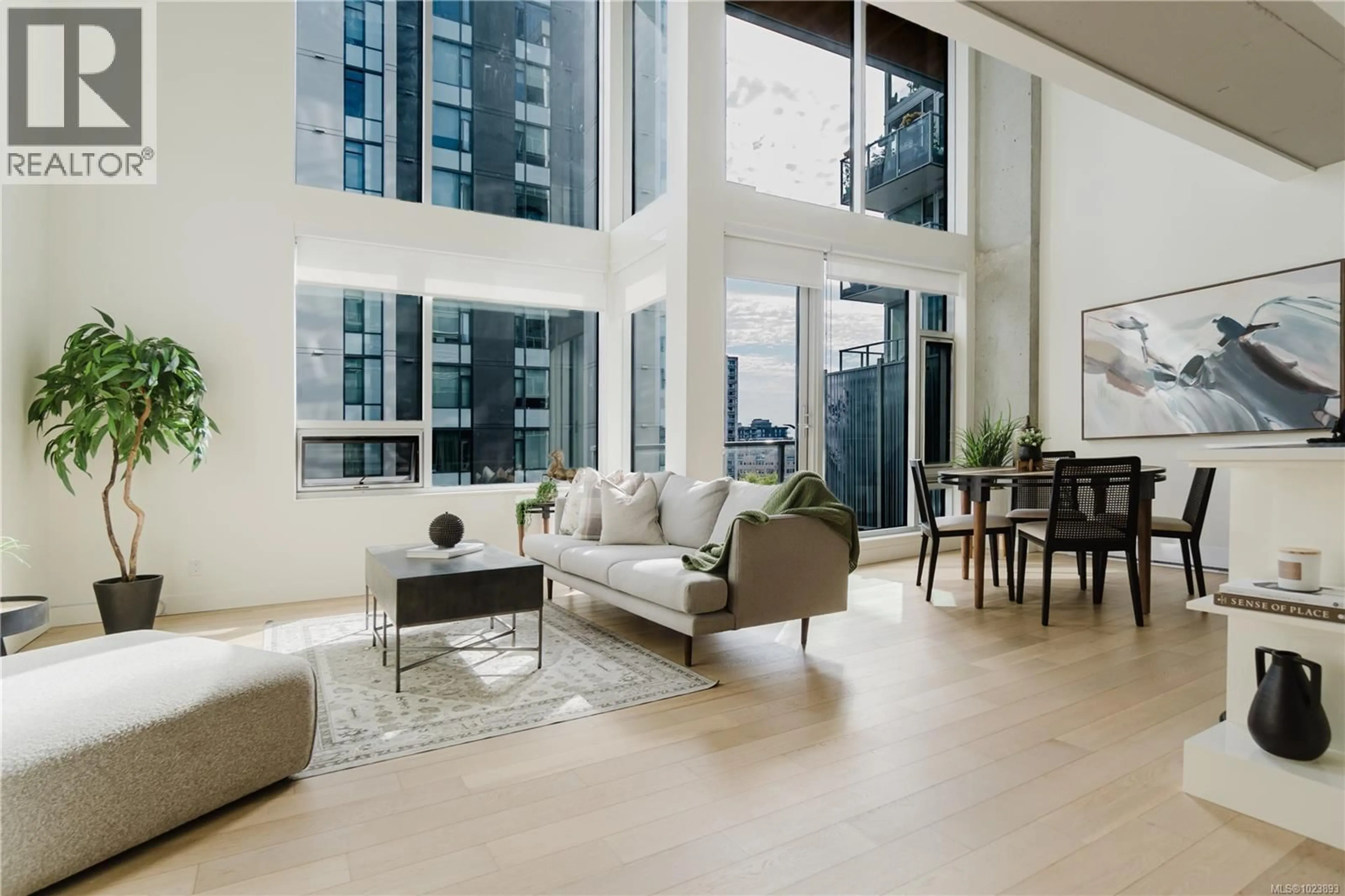 Living room with furniture, unknown for 515 - 989 JOHNSON STREET, Victoria British Columbia V8V0E3