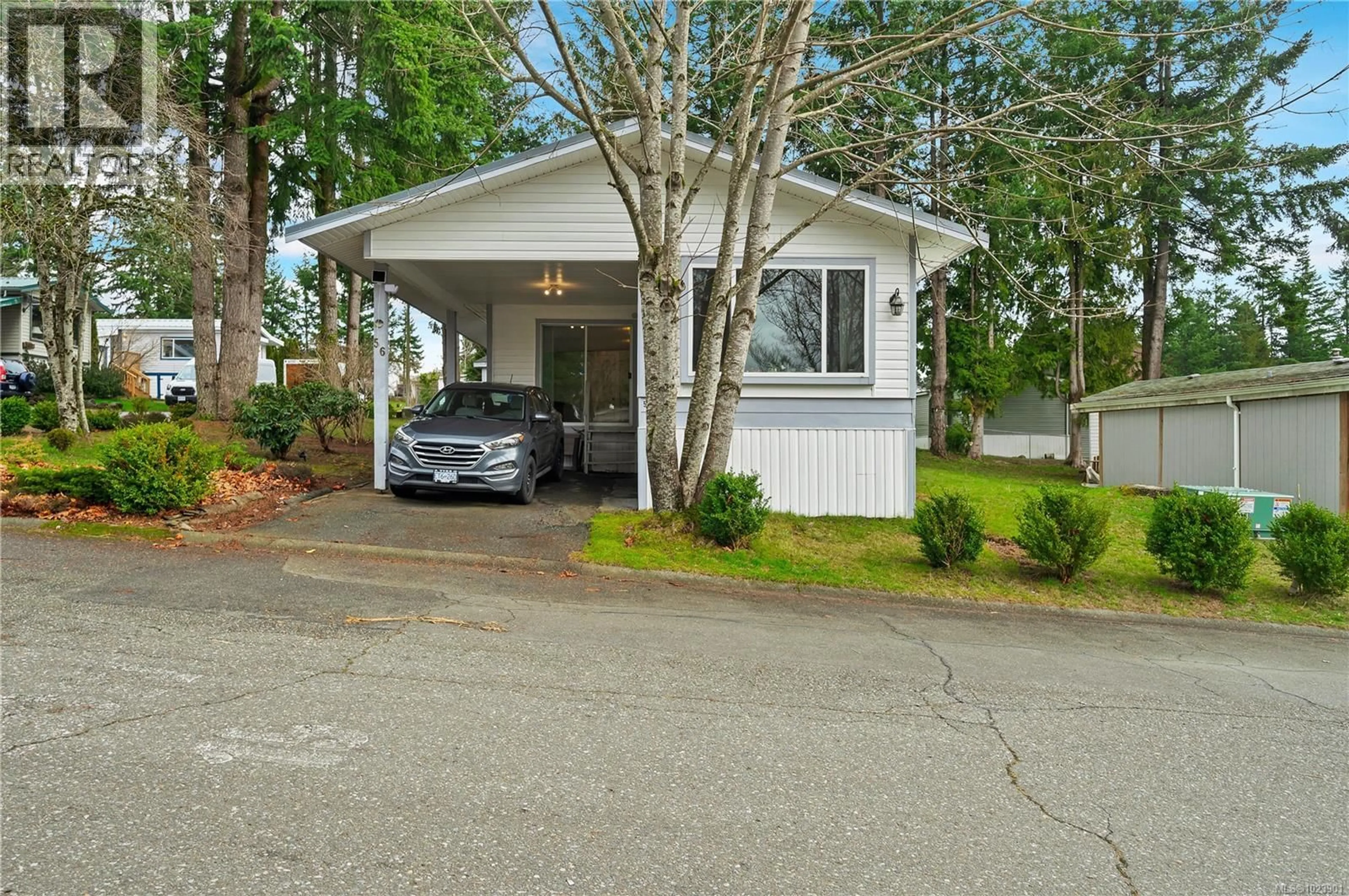 Home with vinyl exterior material, street for 56 - 1160 SHELLBOURNE BOULEVARD, Campbell River British Columbia V9W5G5