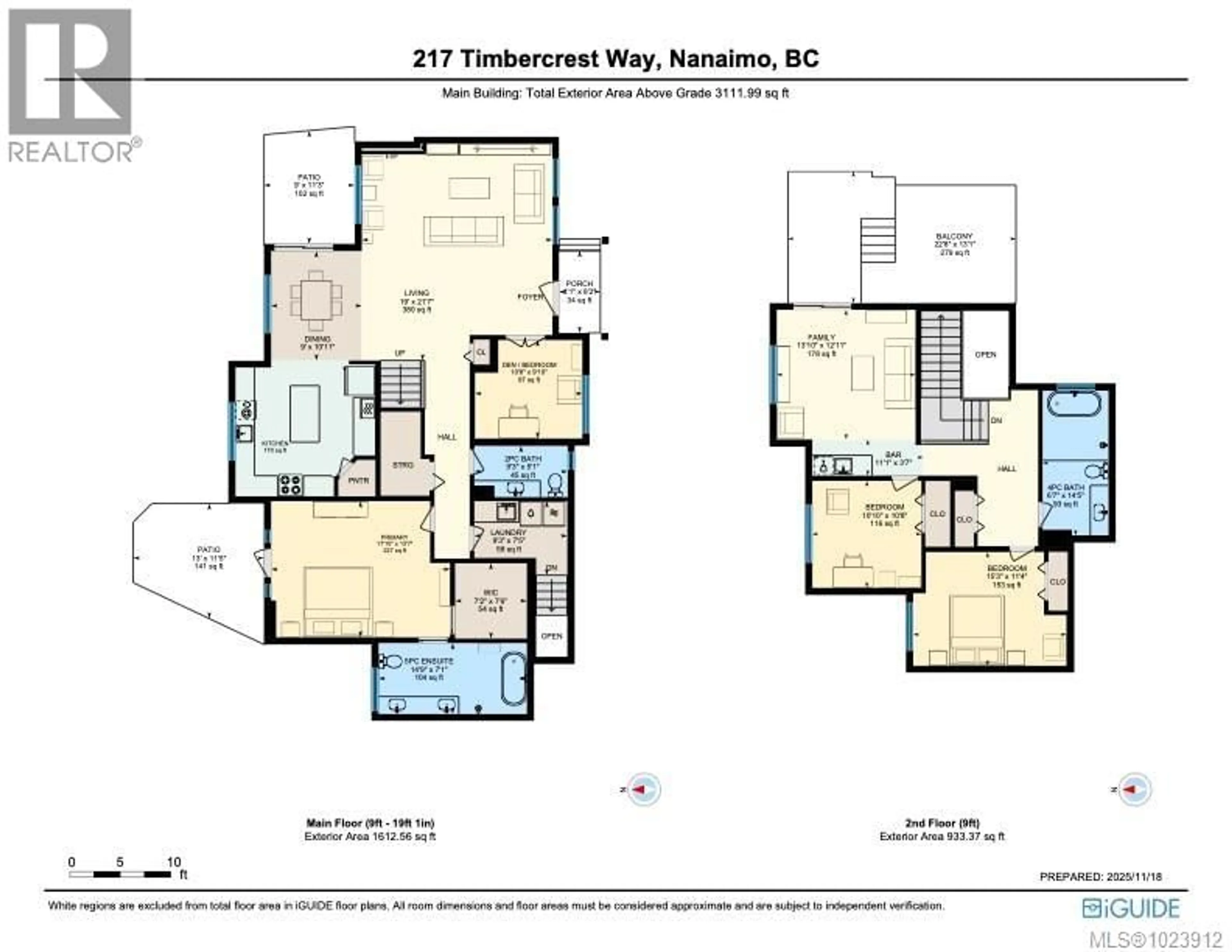 Floor plan for 217 TIMBERCREST WAY, Nanaimo British Columbia V9T0H1