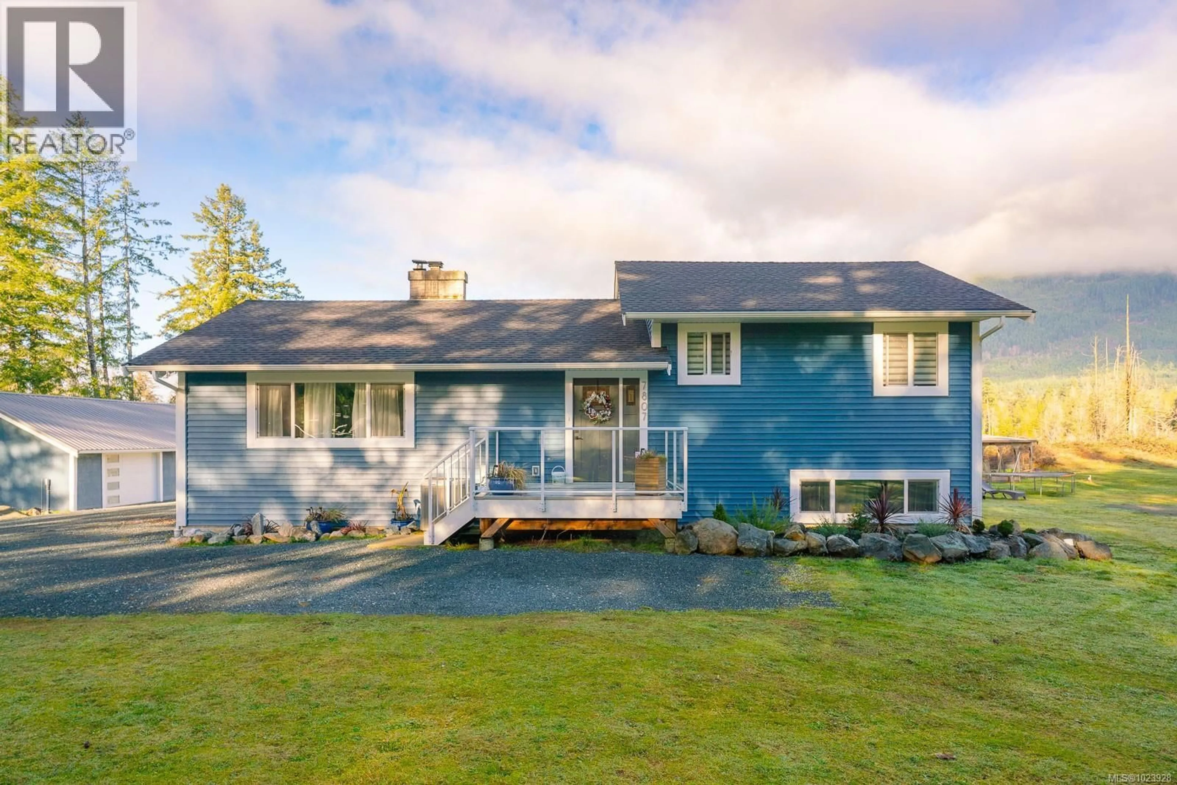 Home with vinyl exterior material, street for 7801-7807 BEAVER CREEK ROAD, Port Alberni British Columbia V9Y8N3