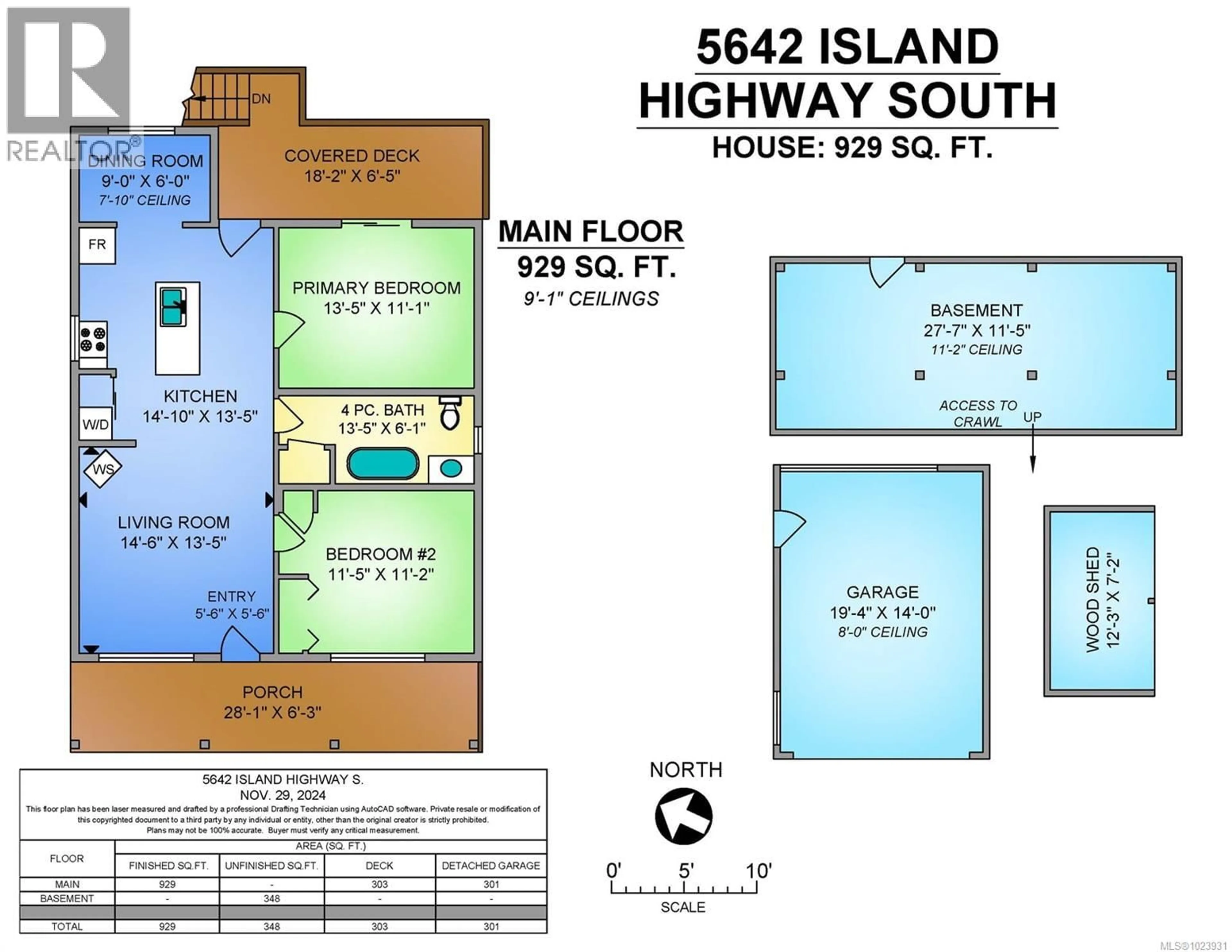 Floor plan for 5642 ISLAND HIGHWAY SOUTH, Union Bay British Columbia V0R3B0
