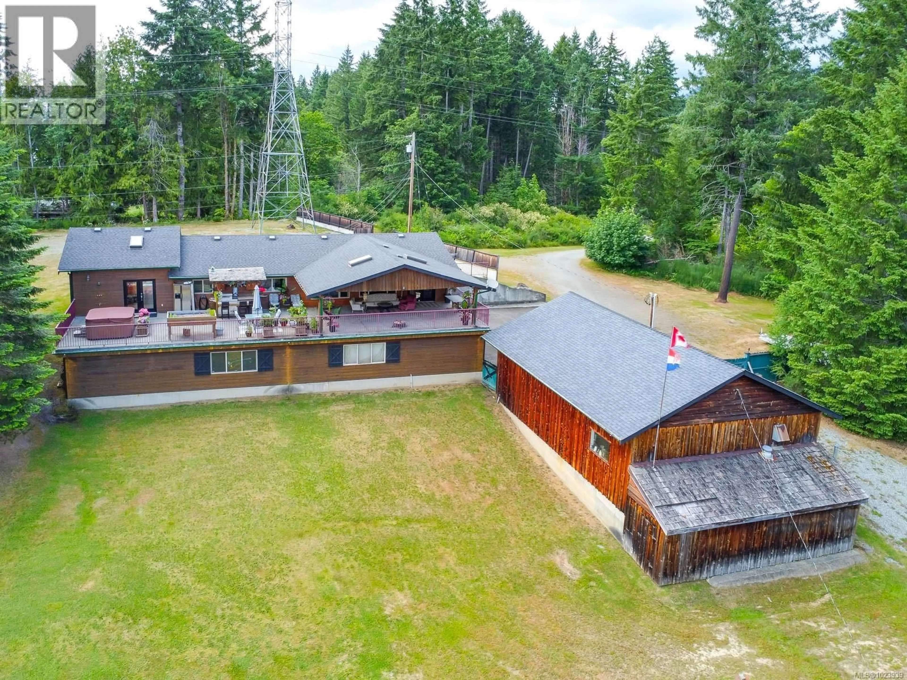 A pic from outside/outdoor area/front of a property/back of a property/a pic from drone, unknown for 5090 ARDEN ROAD, Port Alberni British Columbia V9Y8R5