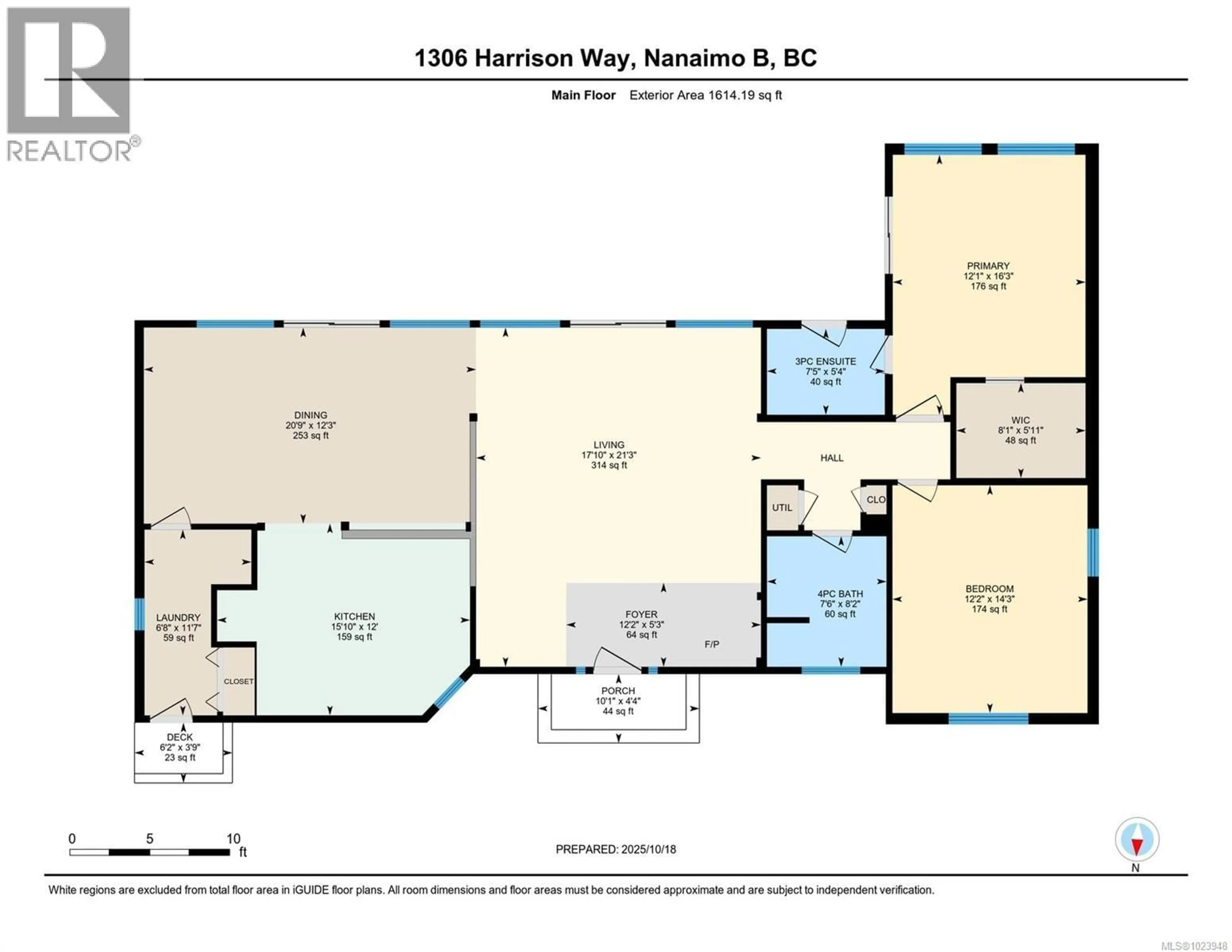 Floor plan for 1306 HARRISON WAY, Gabriola Island British Columbia V0R1X2