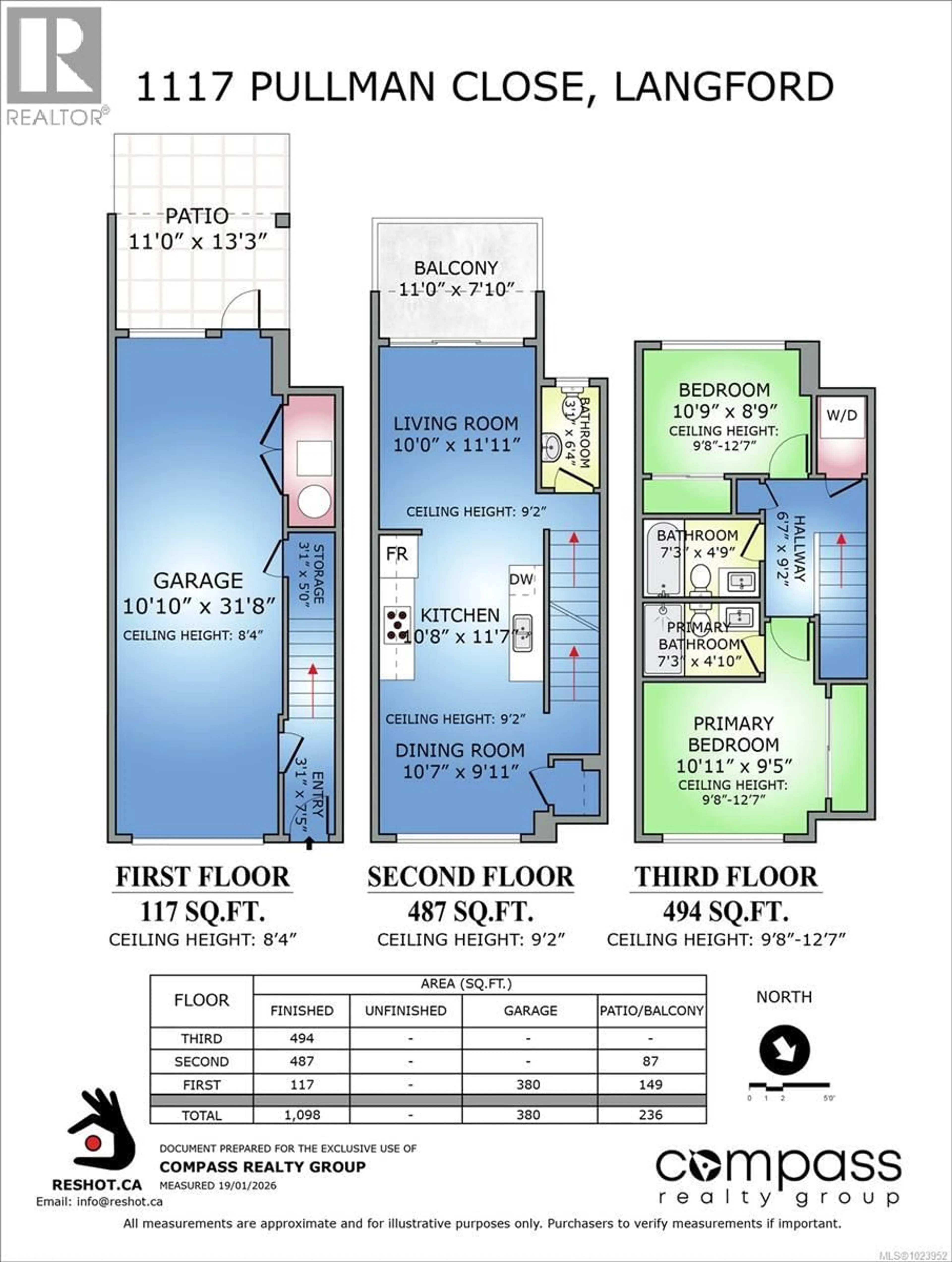 Floor plan for 1117 PULLMAN CLOSE, Langford British Columbia V9B6Z1