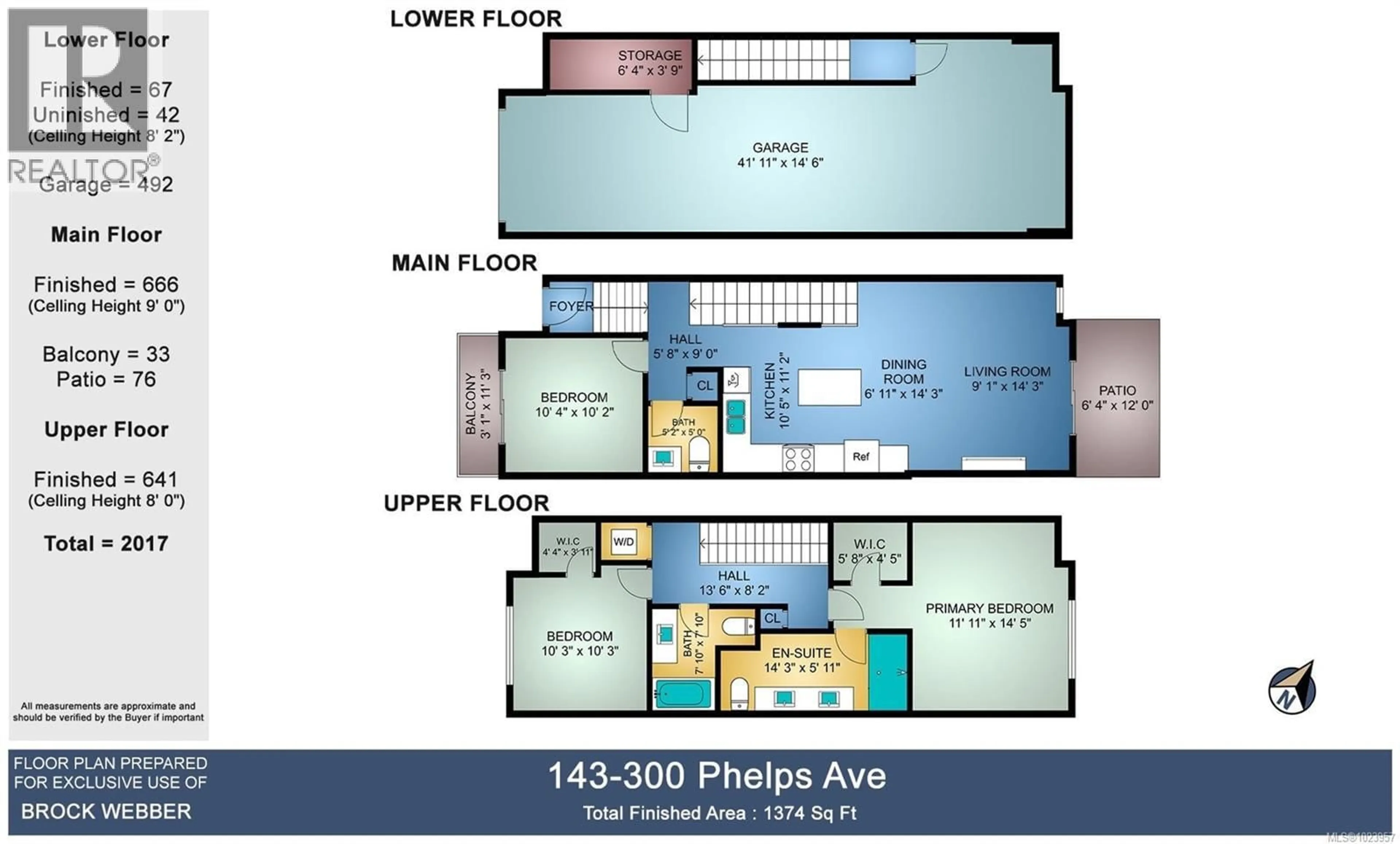 Floor plan for 143 - 300 PHELPS AVENUE, Langford British Columbia V9B6L3