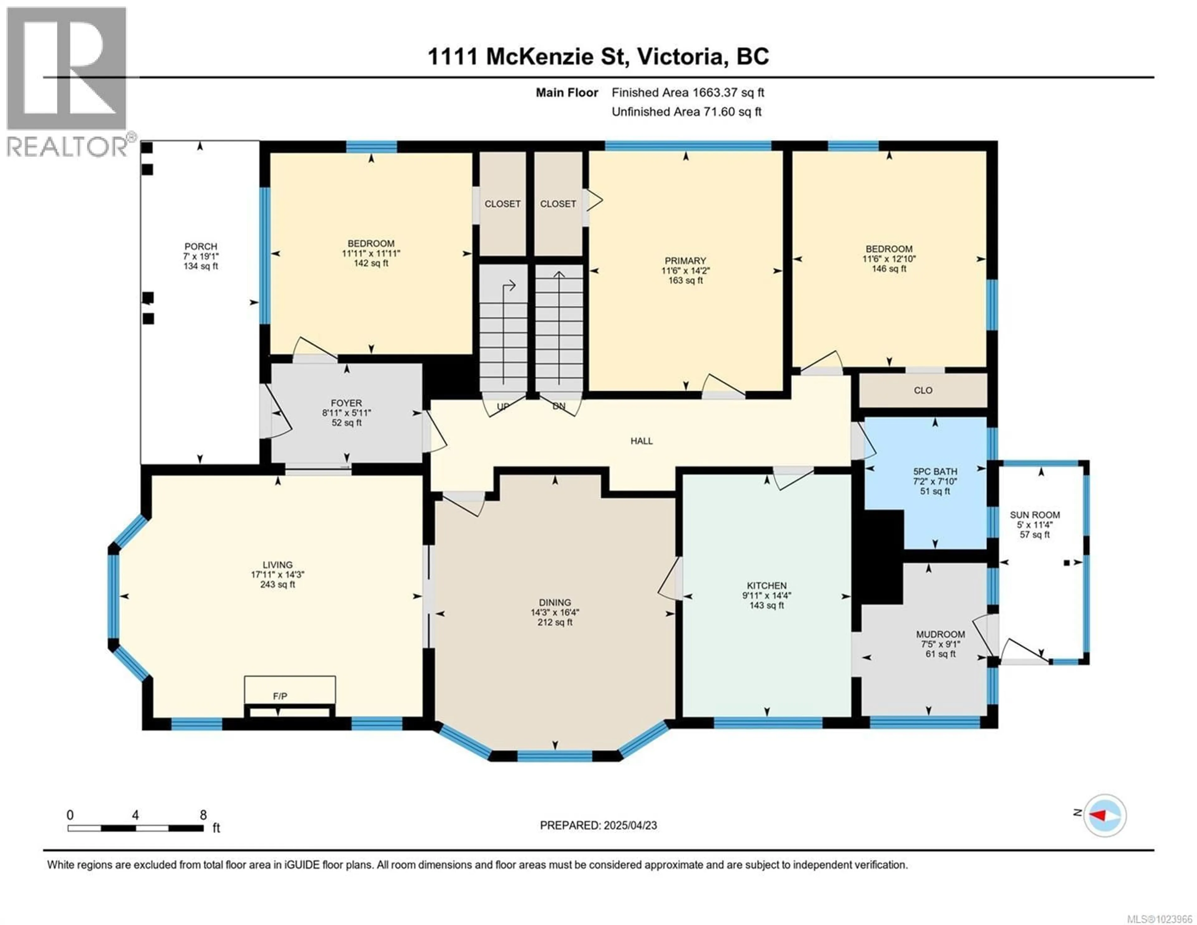 Floor plan for 1111 MCKENZIE STREET, Victoria British Columbia V8V2W1