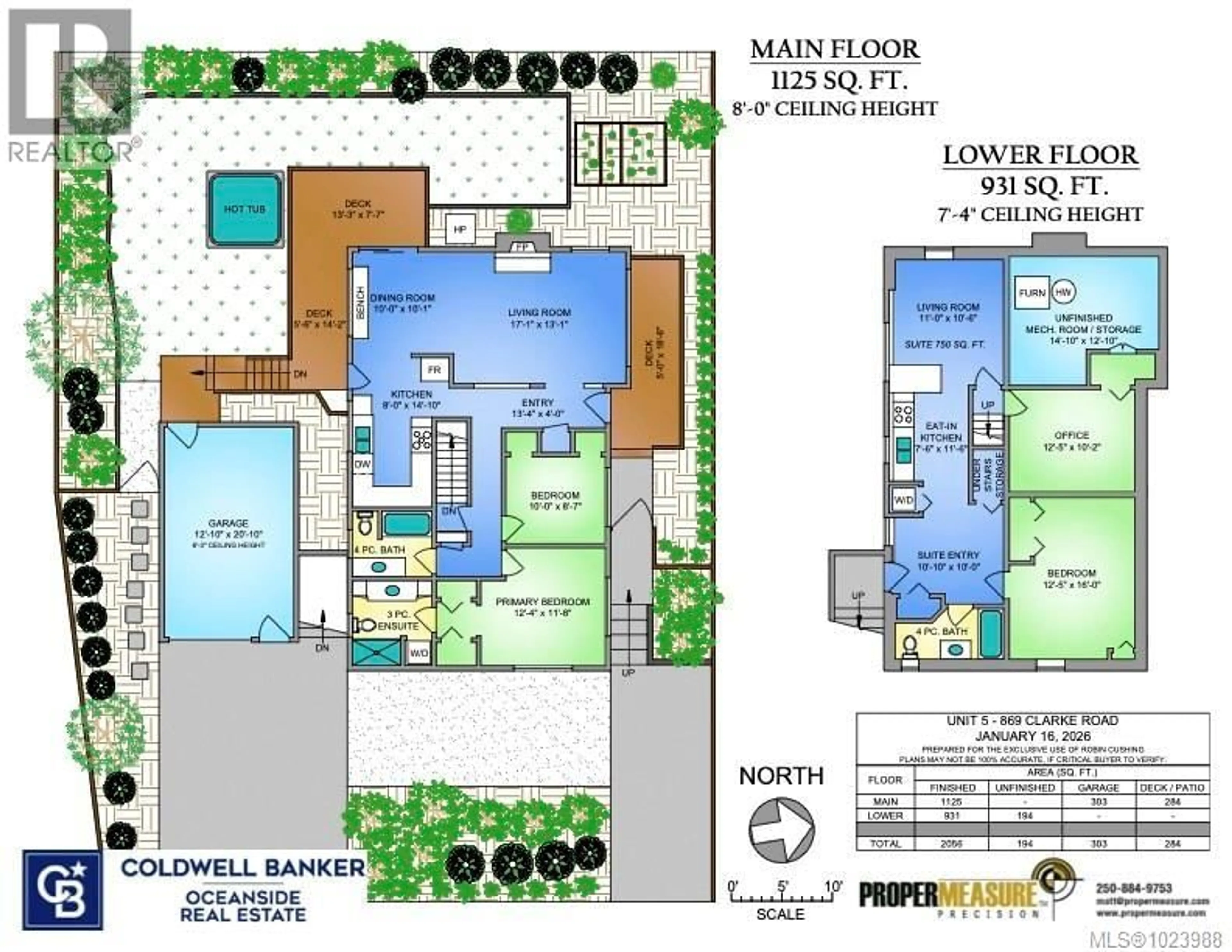 Floor plan for 5 - 869 CLARKE ROAD, Central Saanich British Columbia V8M2G1