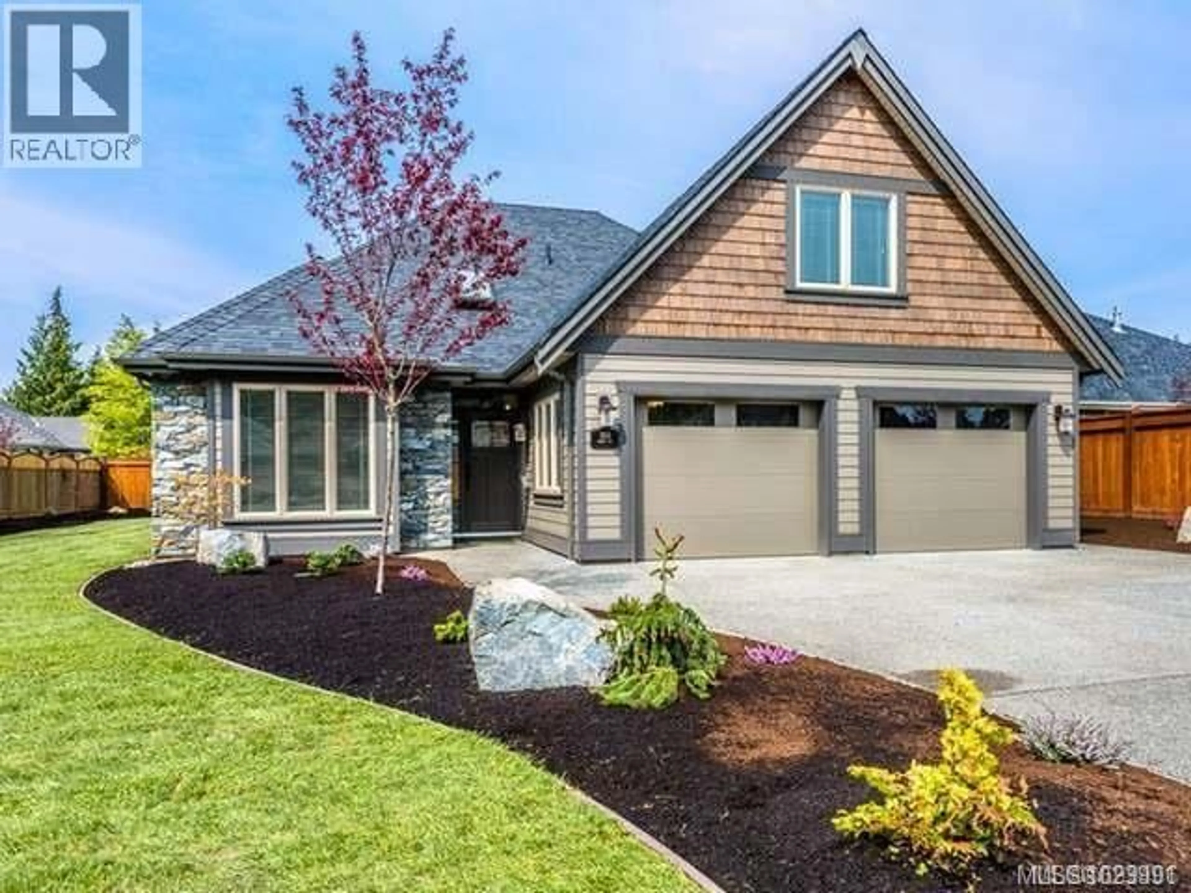 Home with brick exterior material, street for 912 RIDGELINE BOULEVARD, Parksville British Columbia X0X0X0