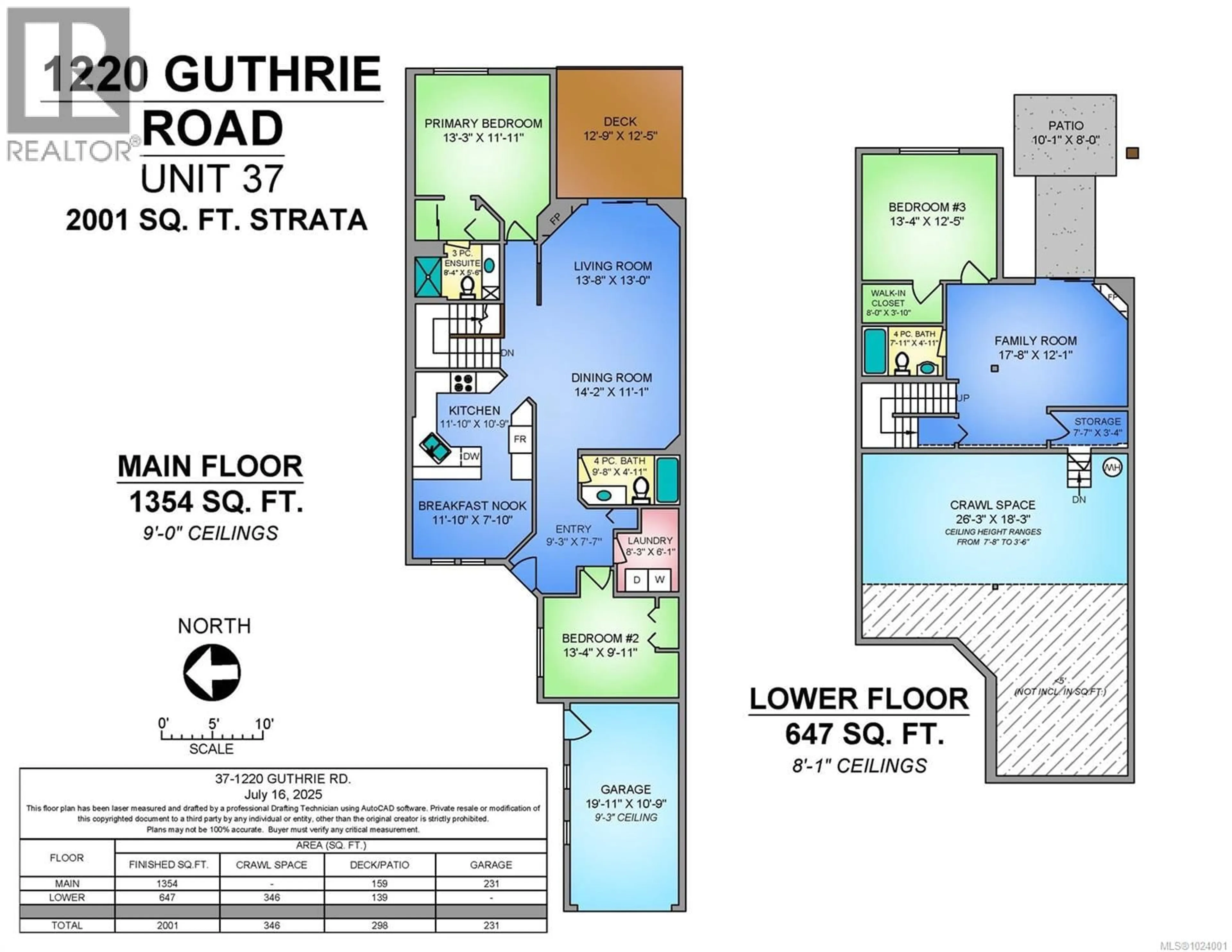 Floor plan for 37 - 1220 GUTHRIE ROAD, Comox British Columbia V9M4A6