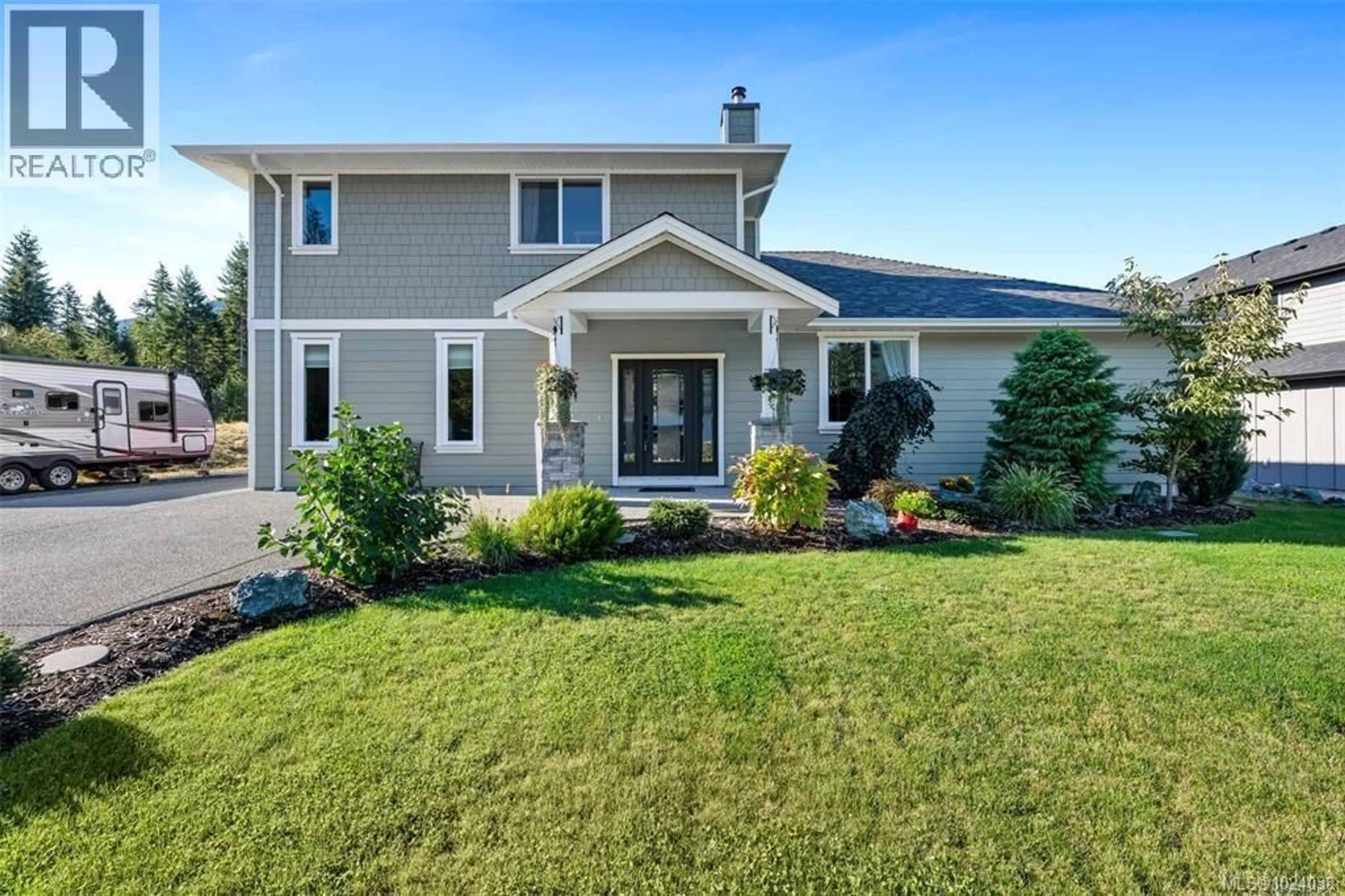 Home with vinyl exterior material, street for 168 EDGEWOOD DRIVE, Lake Cowichan British Columbia V0R2G0