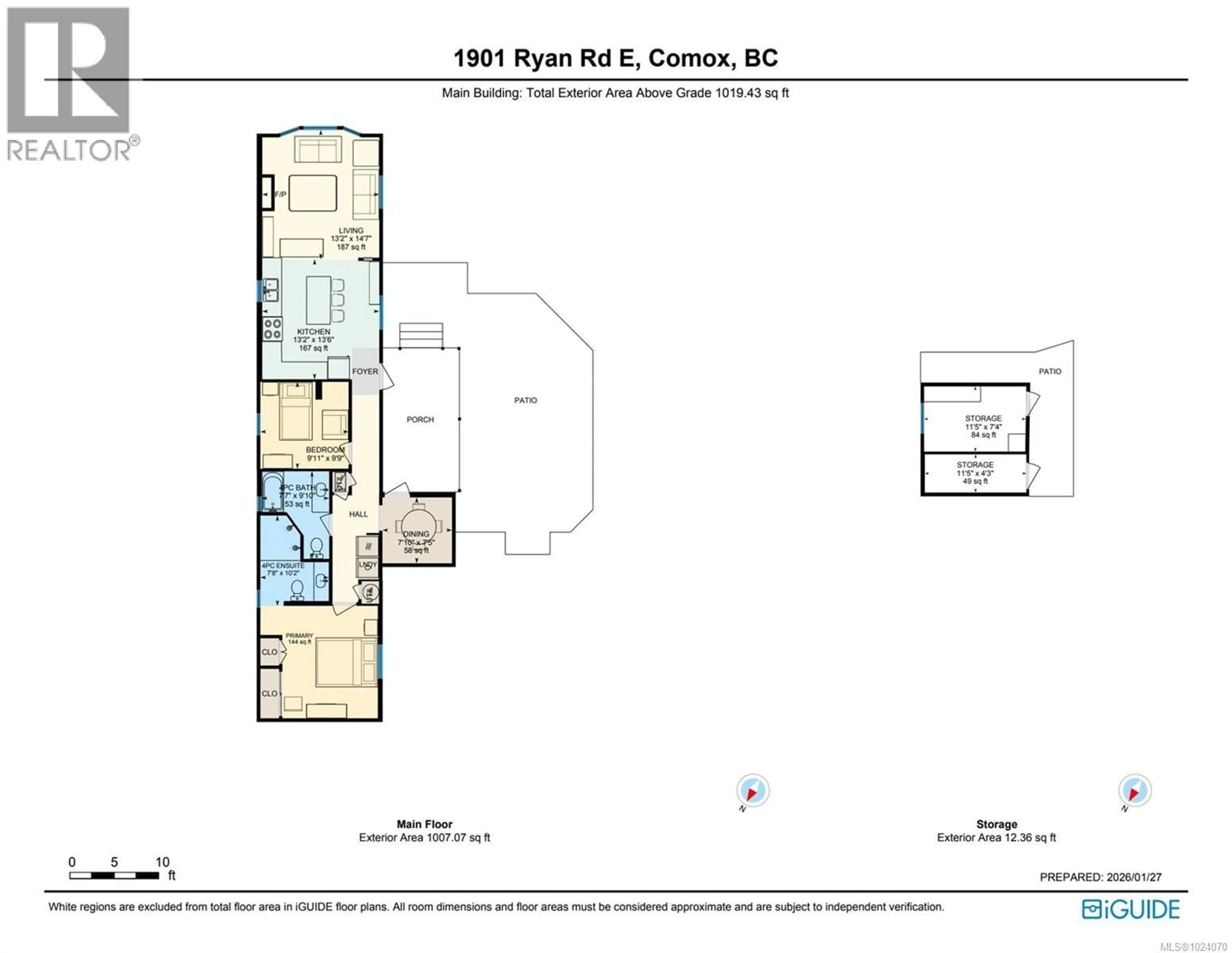 Floor plan for 58 - 1901 RYAN ROAD EAST, Comox British Columbia V9M4E1