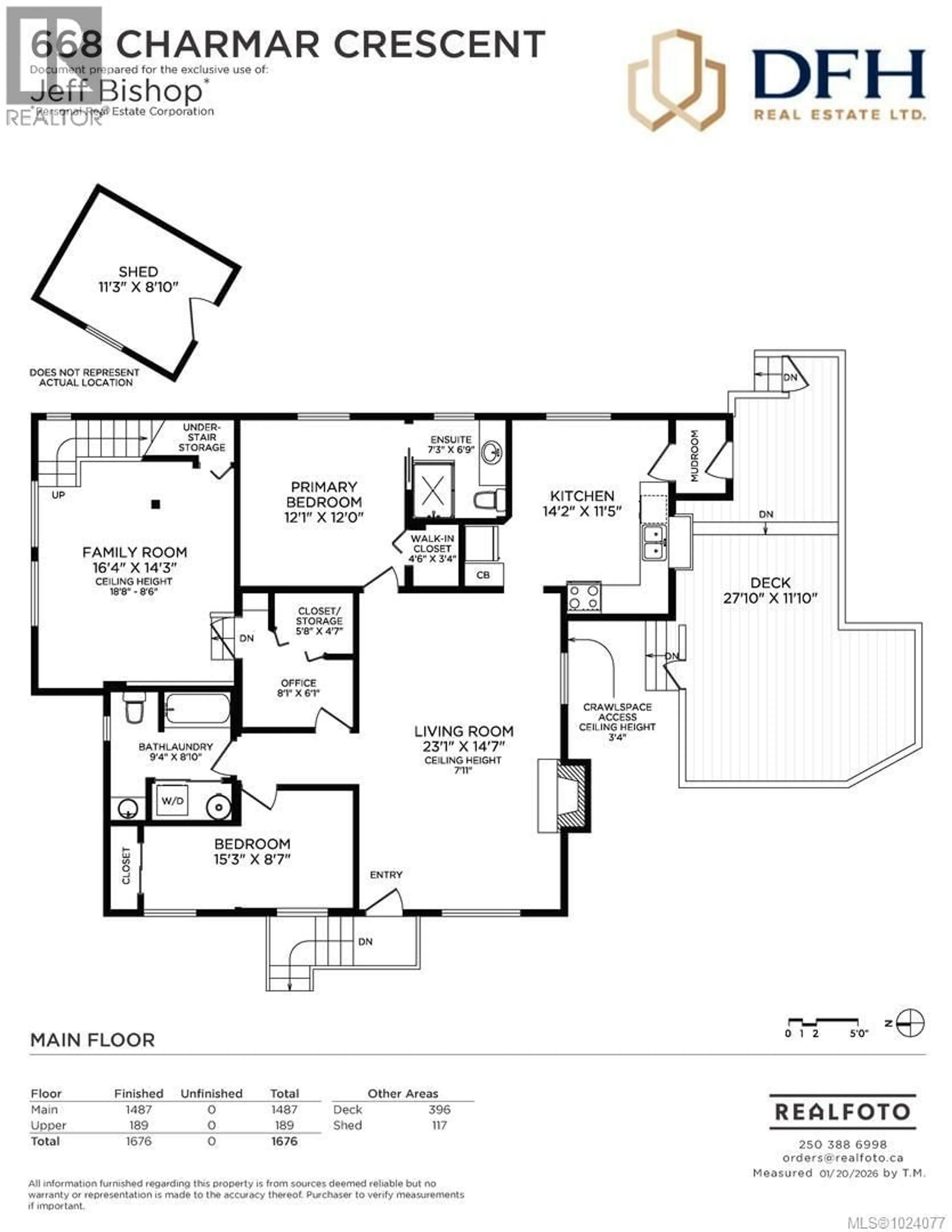 Floor plan for 668 CHARMAR CRESCENT, Langford British Columbia V9B5W2