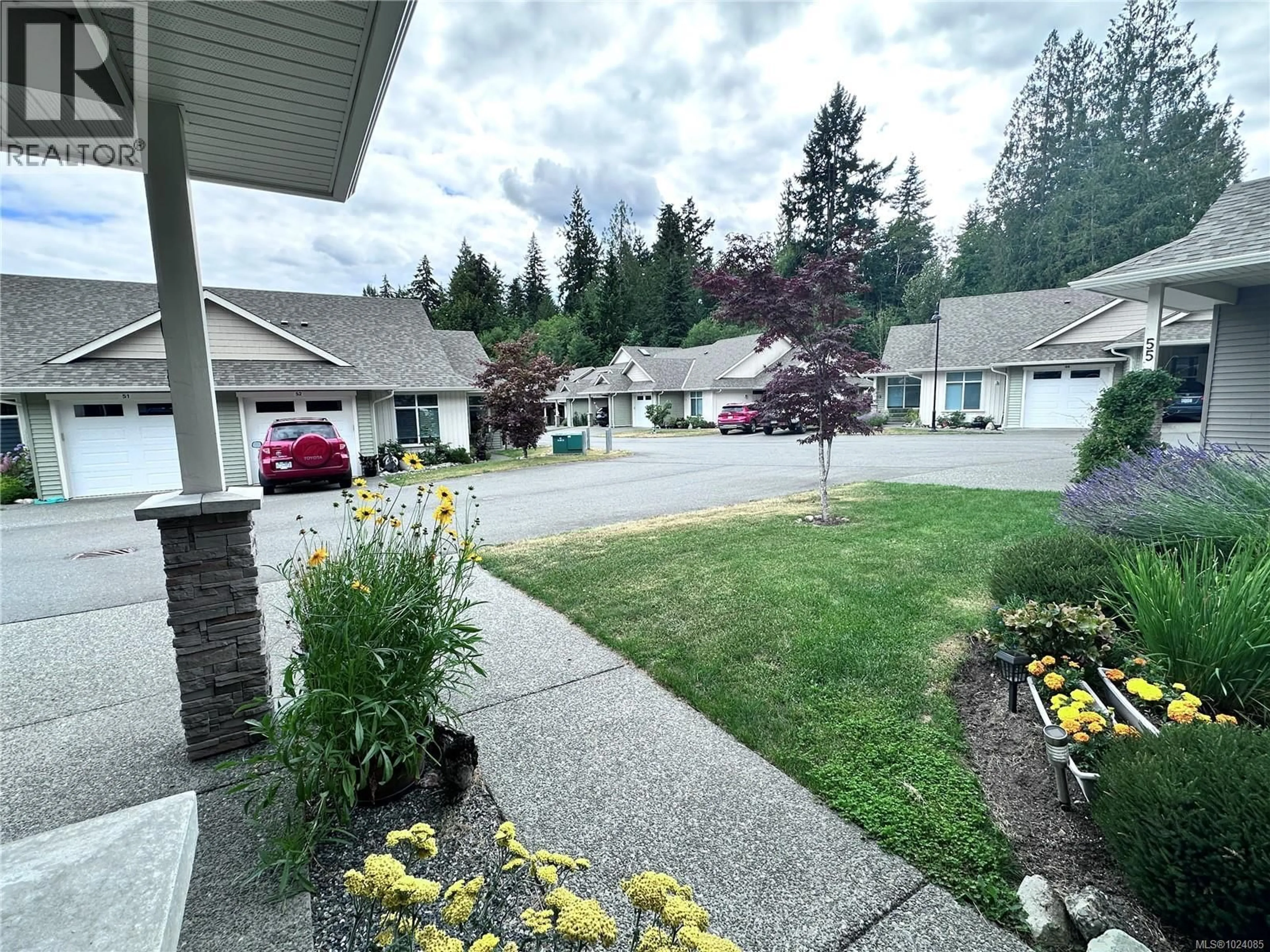 A pic from outside/outdoor area/front of a property/back of a property/a pic from drone, mountain view for 54 - 300 GROSSKLEG WAY, Lake Cowichan British Columbia V0R2G1