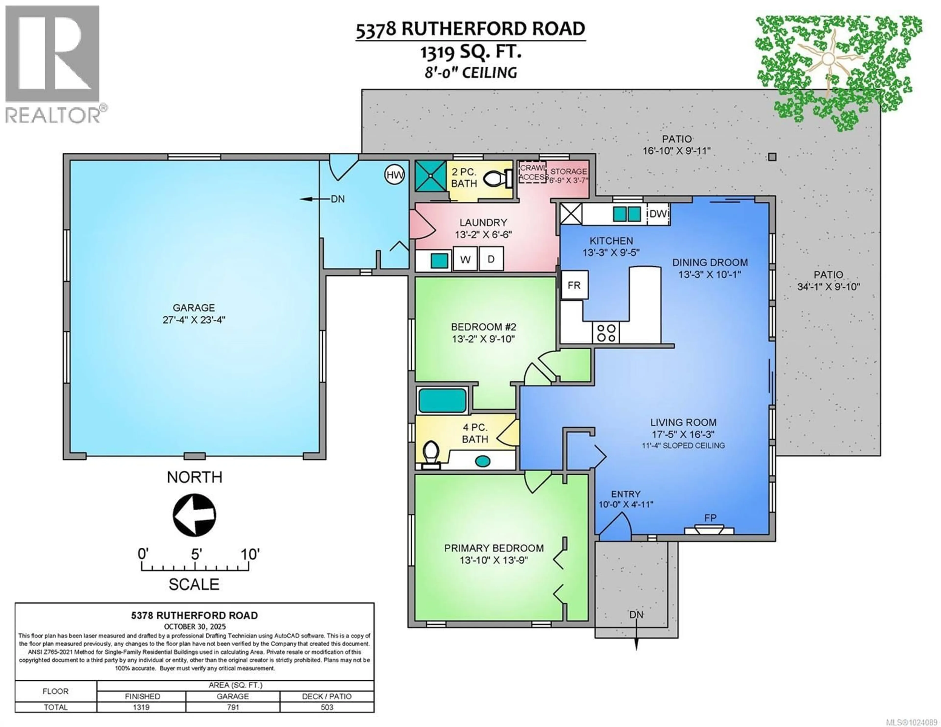 Floor plan for 5378 RUTHERFORD ROAD, Nanaimo British Columbia V9T5N9