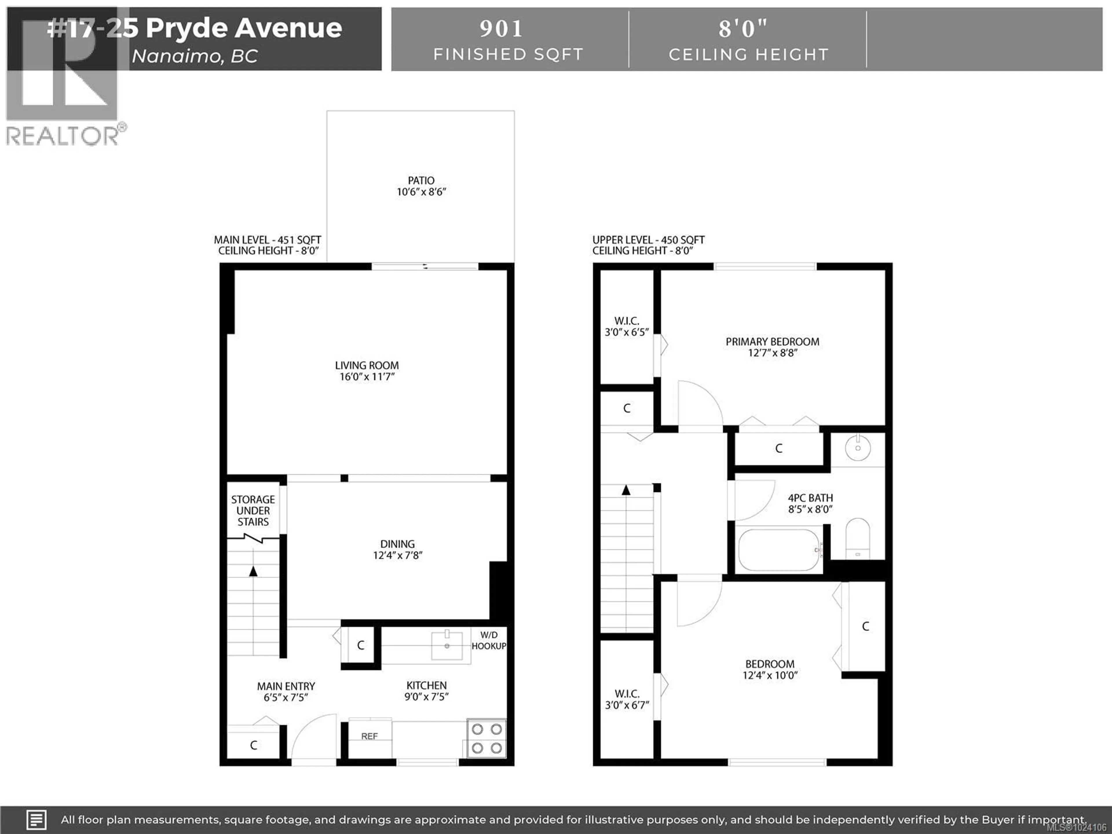 Floor plan for 17 - 25 PRYDE AVENUE, Nanaimo British Columbia V9S4R5