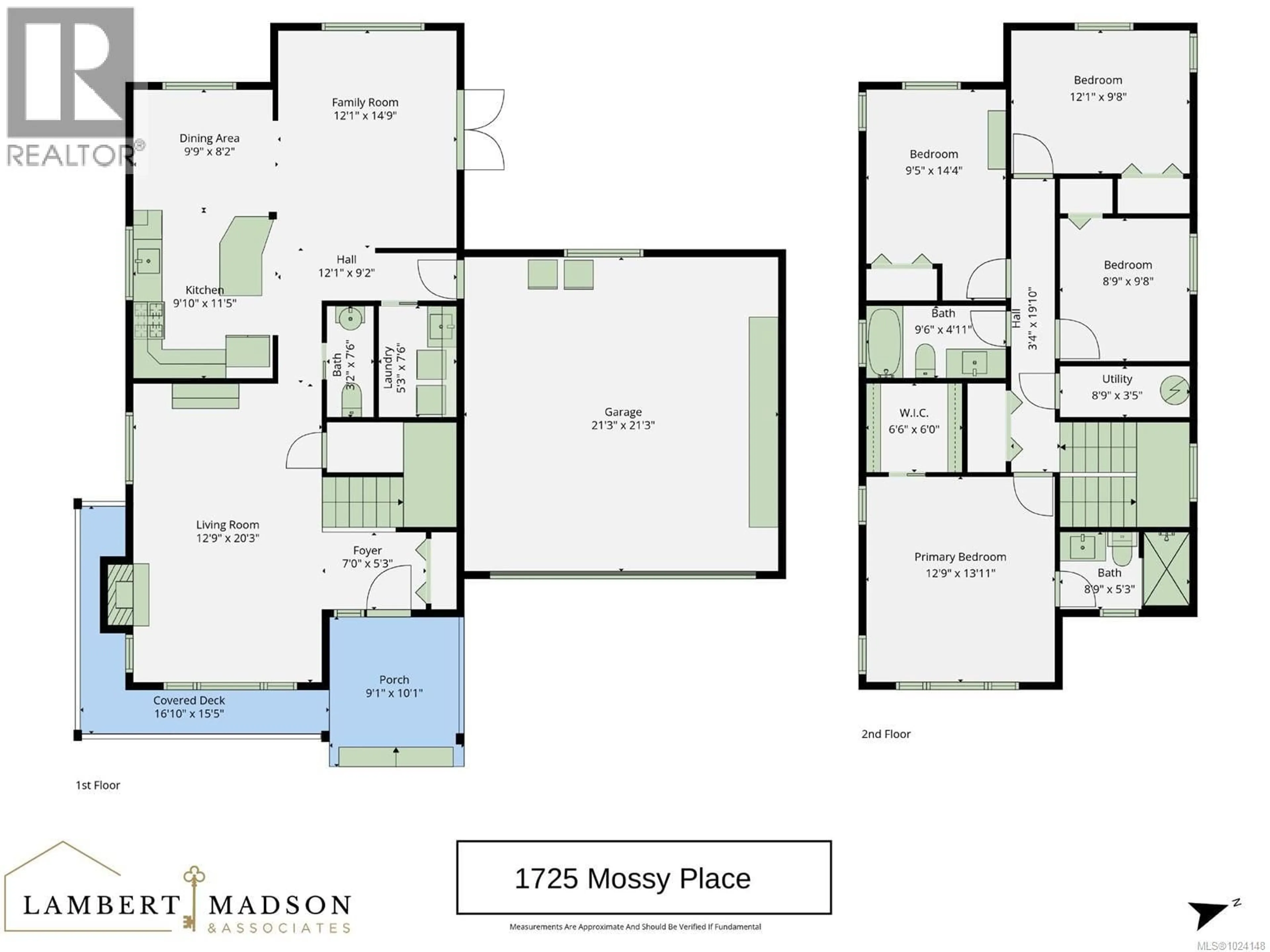 Floor plan for 1725 MOSSY PLACE, Nanaimo British Columbia V9X1X6