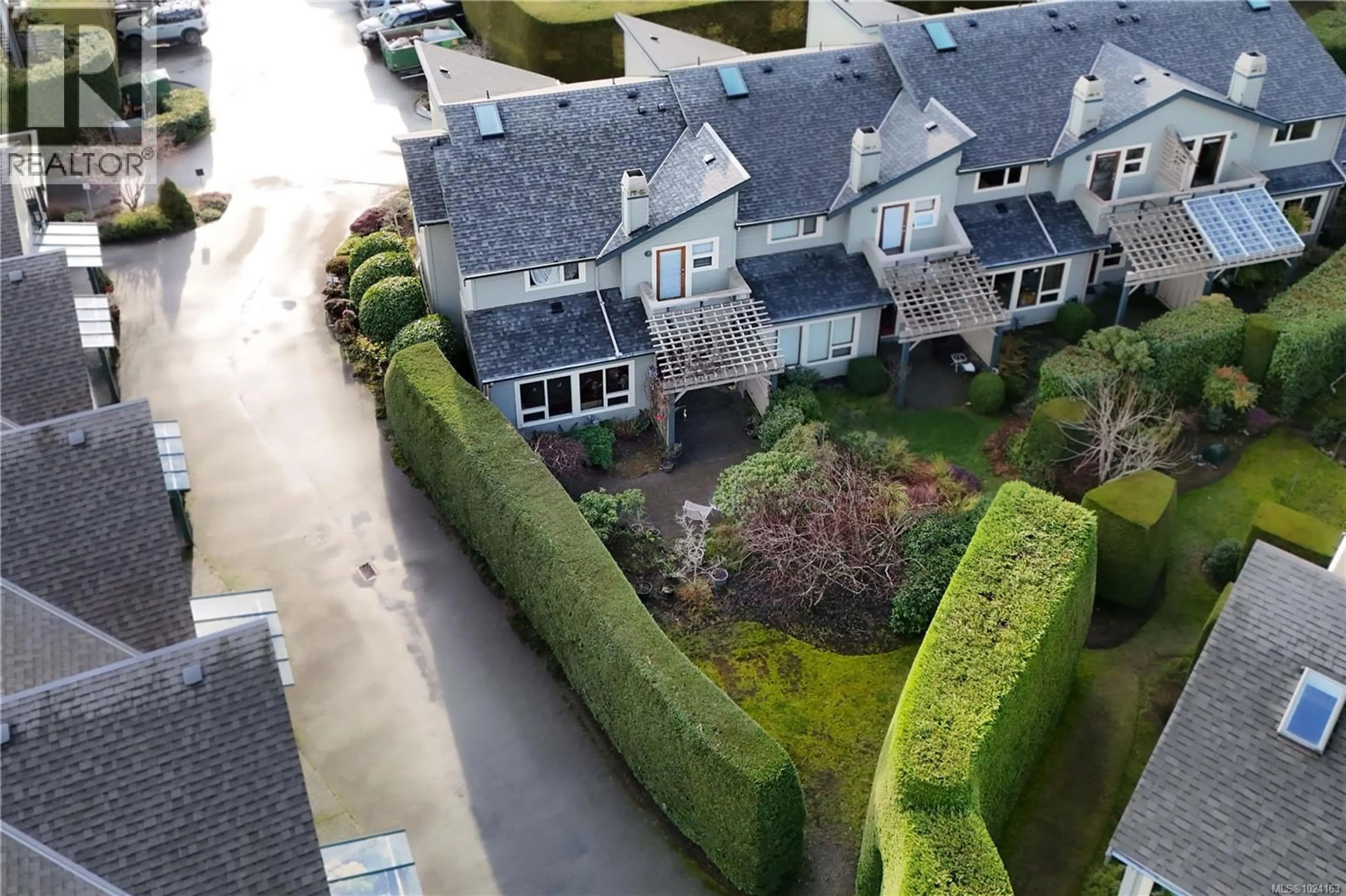 A pic from outside/outdoor area/front of a property/back of a property/a pic from drone, street for 12 - 133 CORBETT ROAD, Salt Spring British Columbia V8K2W6