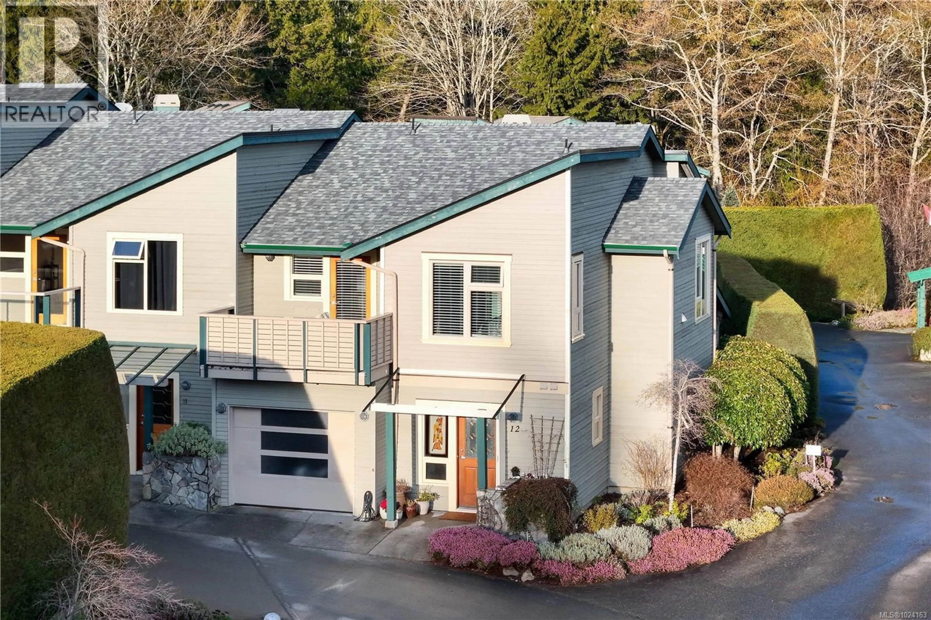 A pic from outside/outdoor area/front of a property/back of a property/a pic from drone, street for 12 - 133 CORBETT ROAD, Salt Spring British Columbia V8K2W6