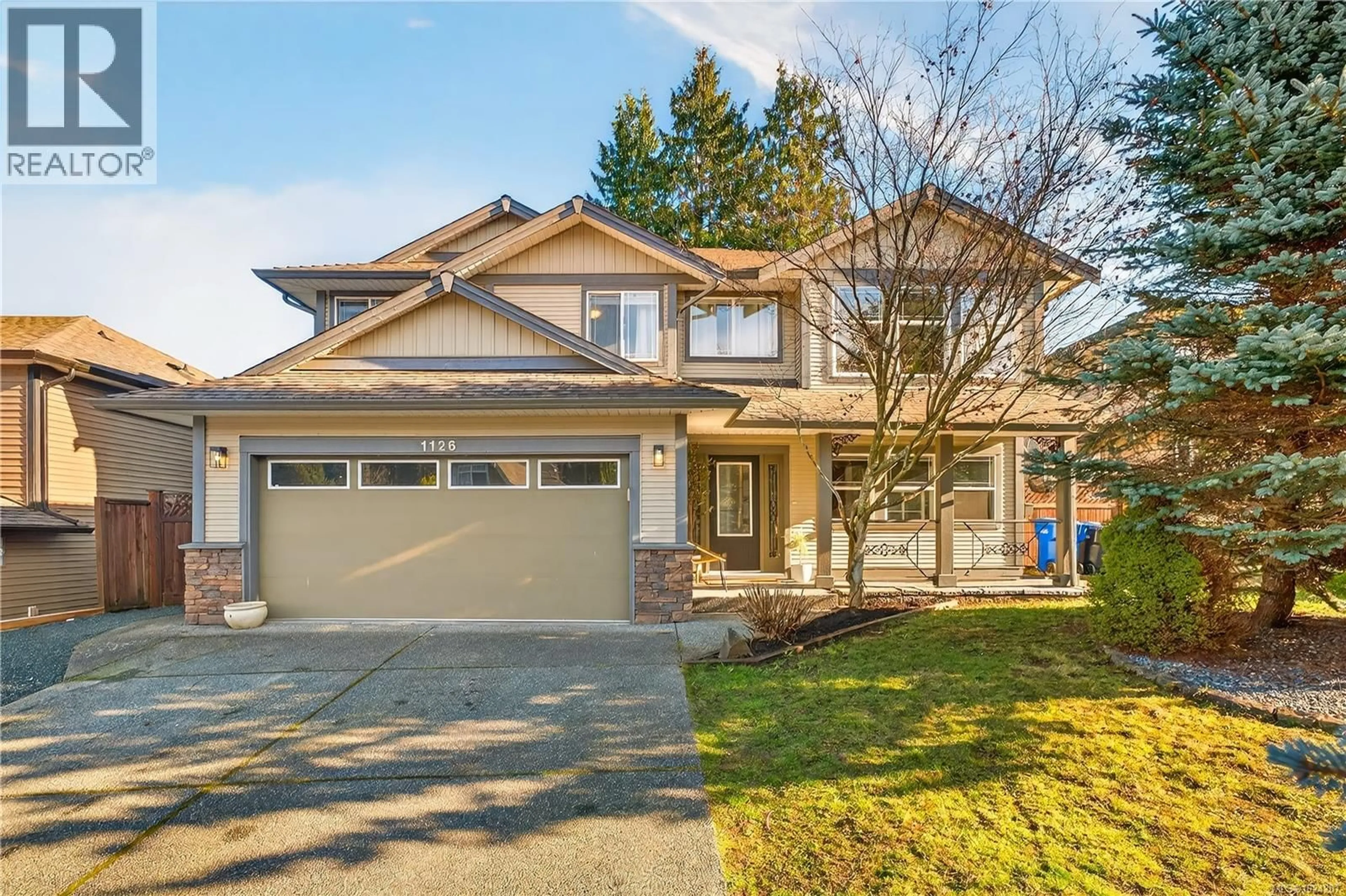 Home with vinyl exterior material, street for 1126 BEECHWOOD DRIVE, Nanaimo British Columbia V9R7E2