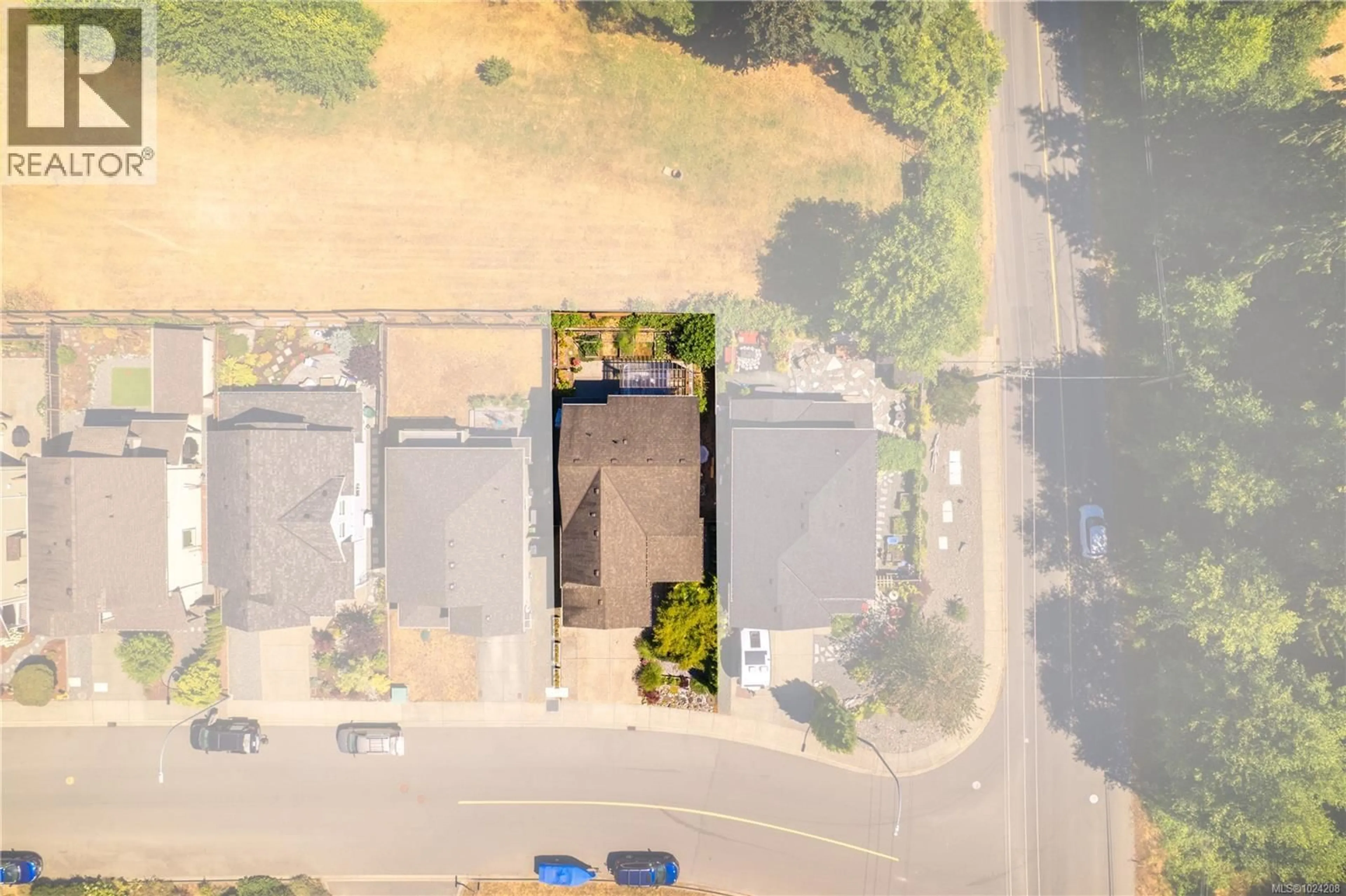 A pic from outside/outdoor area/front of a property/back of a property/a pic from drone, street for 9603 ASKEW CREEK DRIVE, Chemainus British Columbia V0R1K3