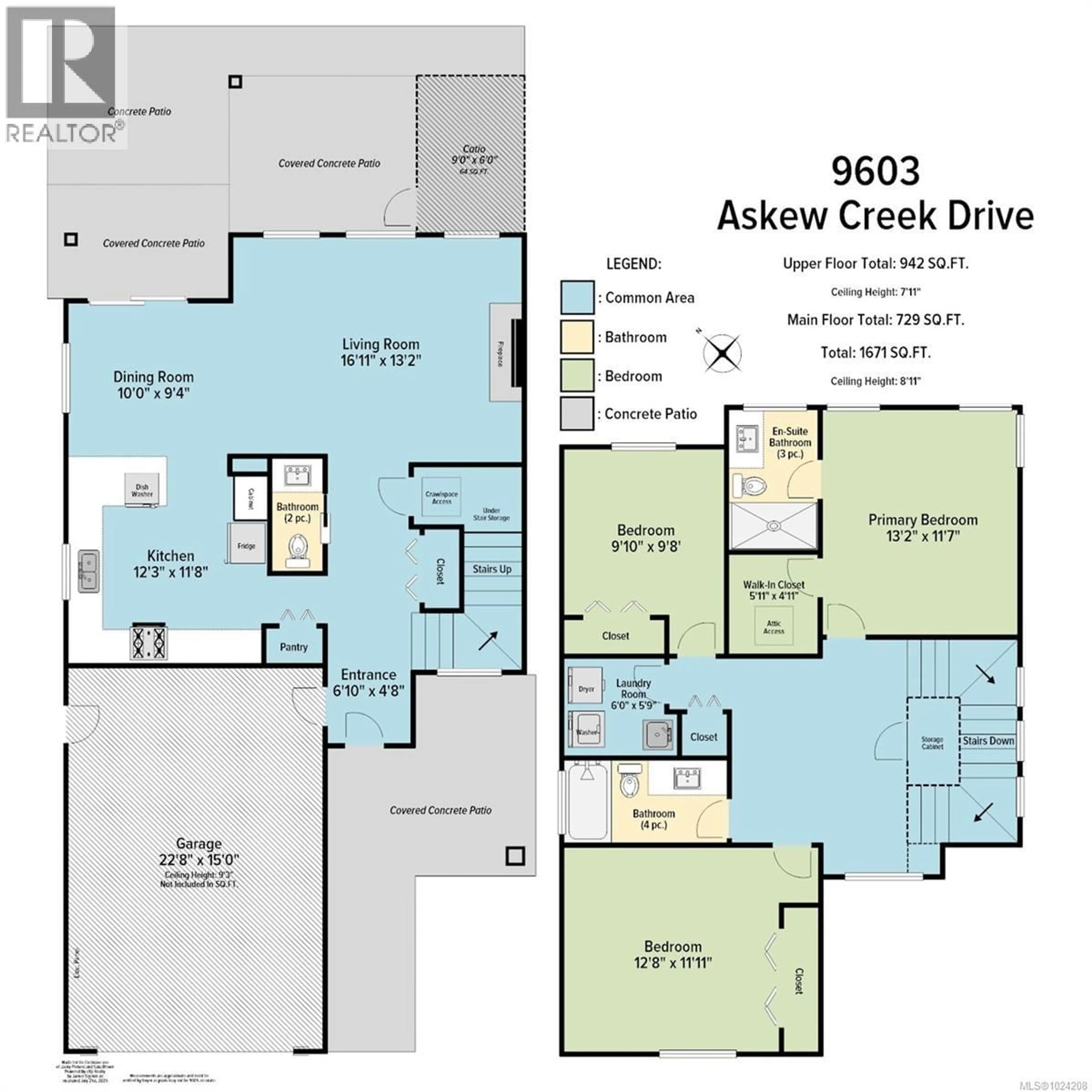 Floor plan for 9603 ASKEW CREEK DRIVE, Chemainus British Columbia V0R1K3