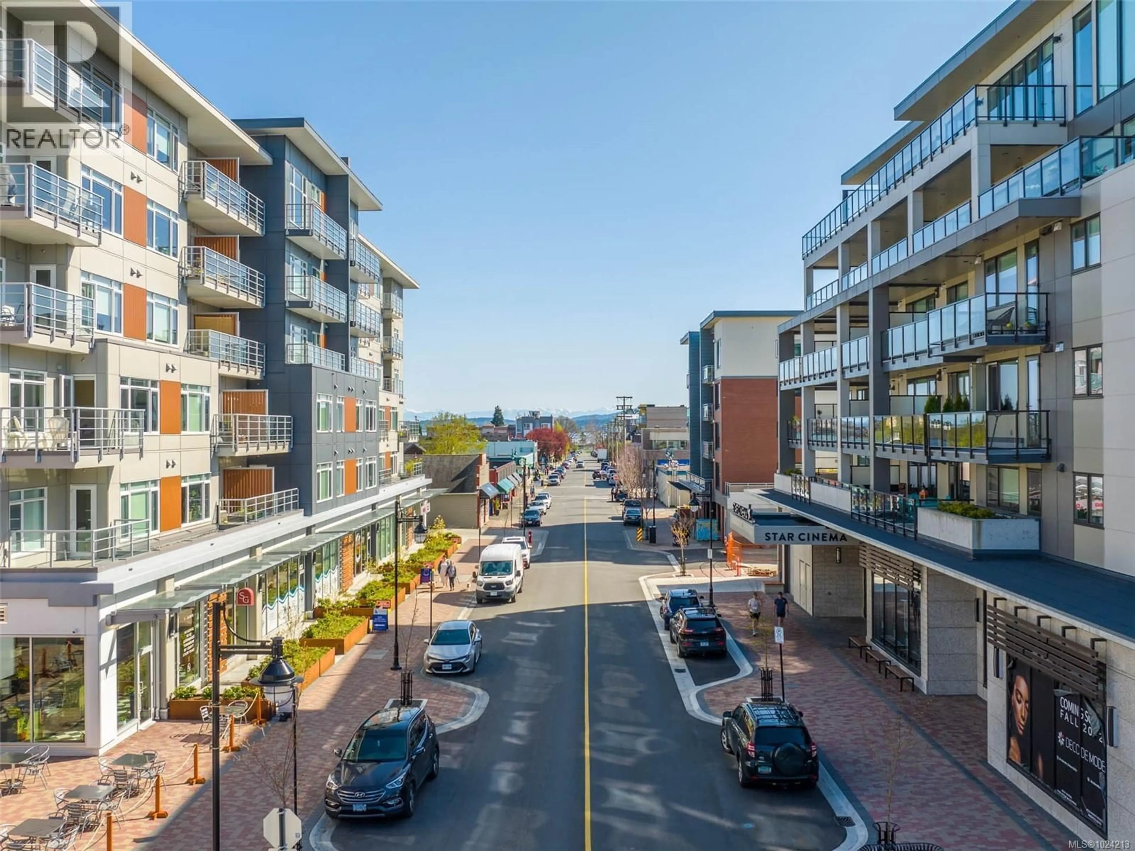 A pic from outside/outdoor area/front of a property/back of a property/a pic from drone, street for 203 - 2461 SIDNEY AVENUE, Sidney British Columbia V8L1Y8