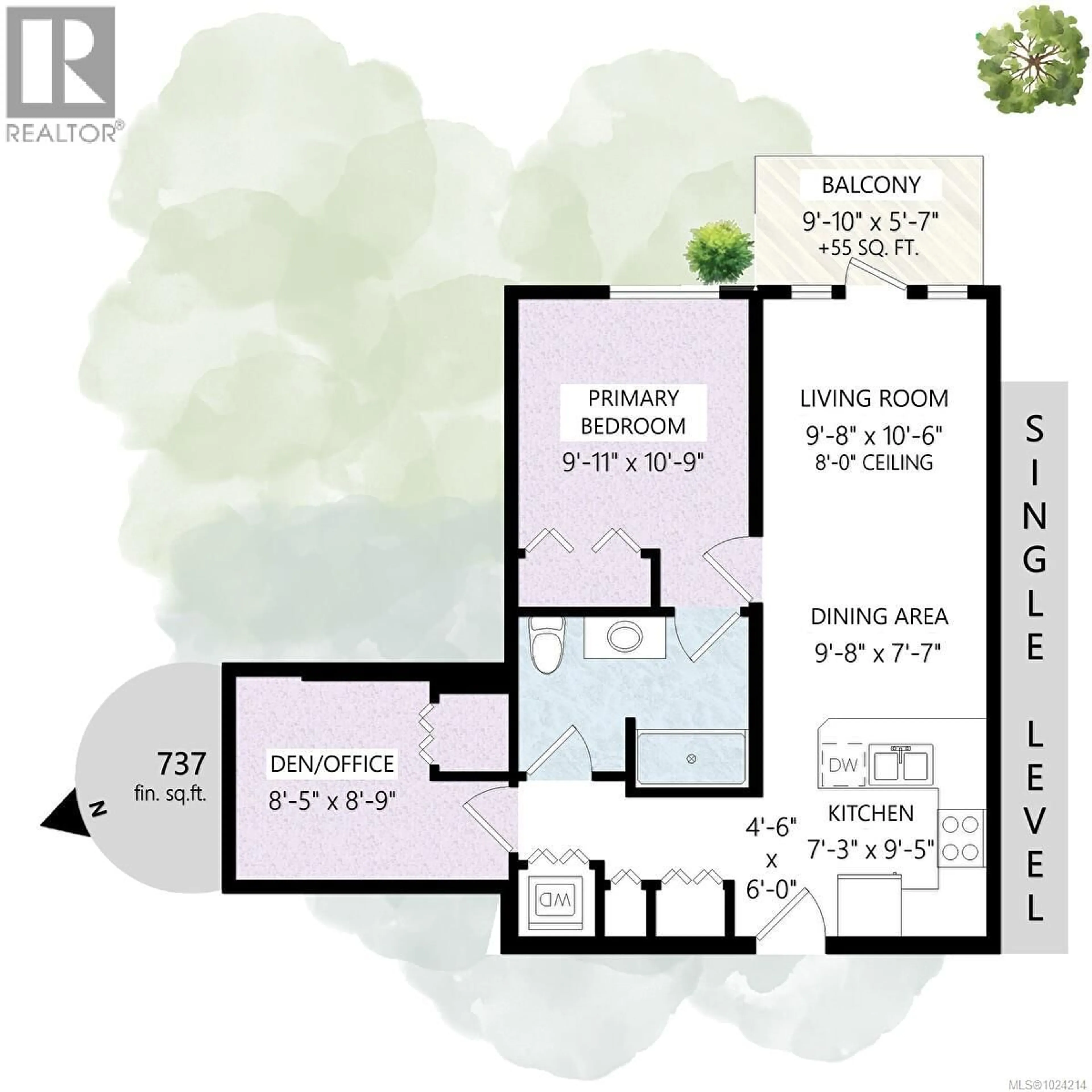Floor plan for 115 - 663 GOLDSTREAM AVENUE, Langford British Columbia V9B2W9